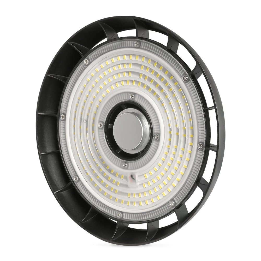 Závesné LED svietidlo High-Bay 100W 16200lm 5000K neutrálna 90° IP65 IK07 čierna VIDEX