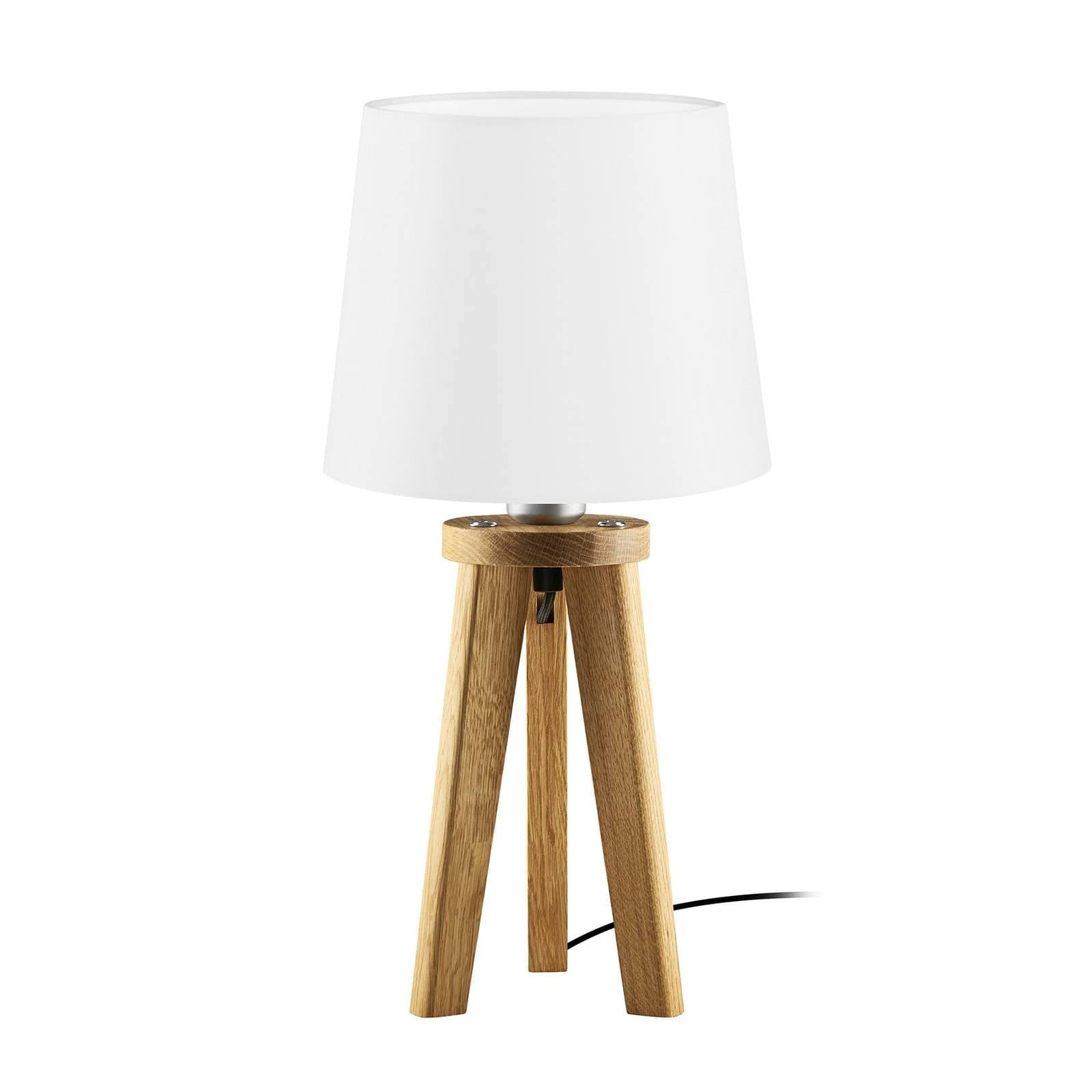 HerzBlut Elli lampa, hrčavý dub olejovaná/biela