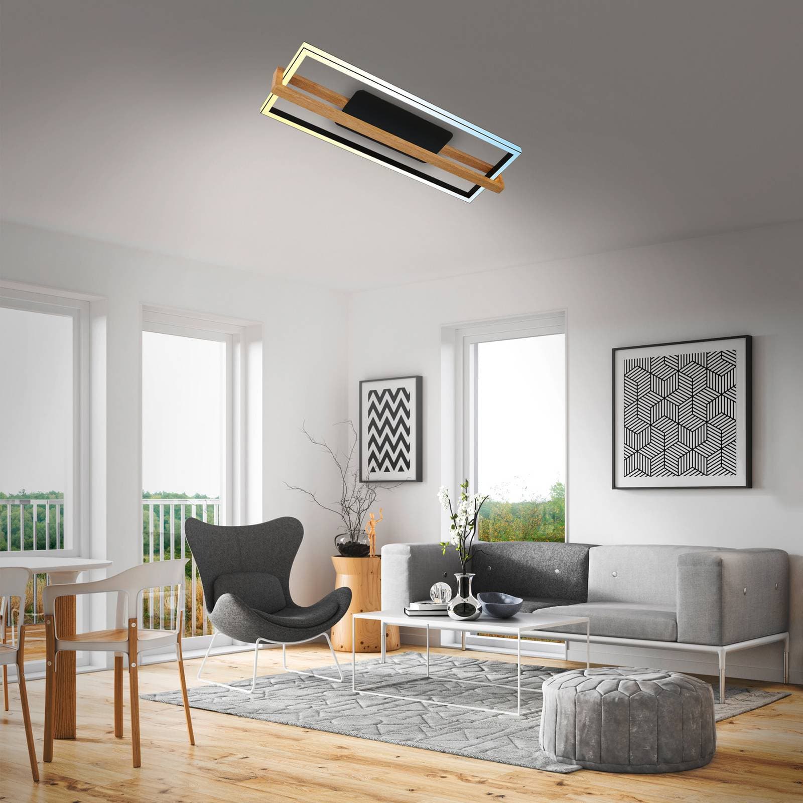 Stropné svietidlo LED 3769015 CCT s diaľkovým ovládaním