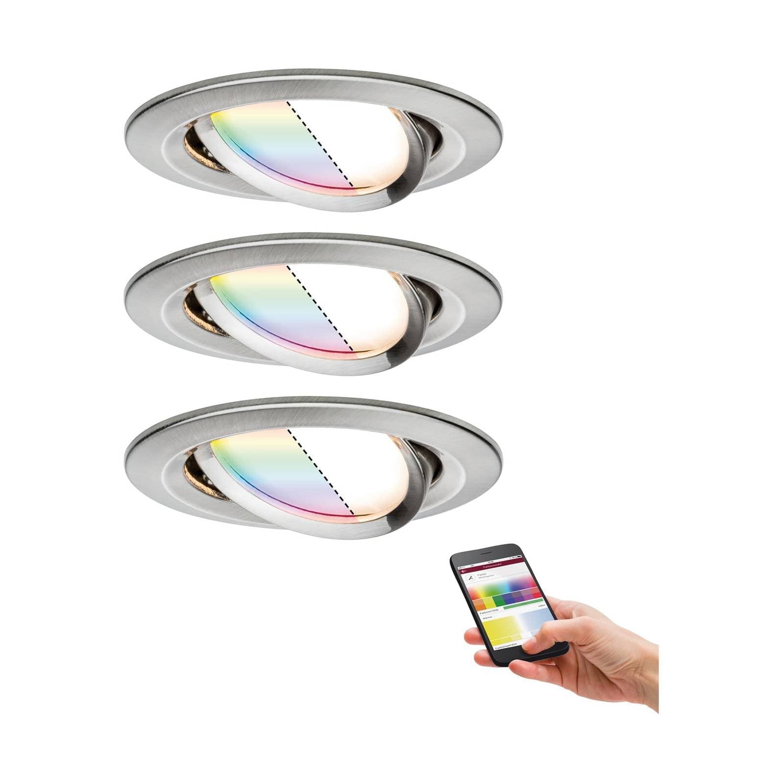 Paulmann Smart Friends svetlo Nova Plus 3 ks RGBW