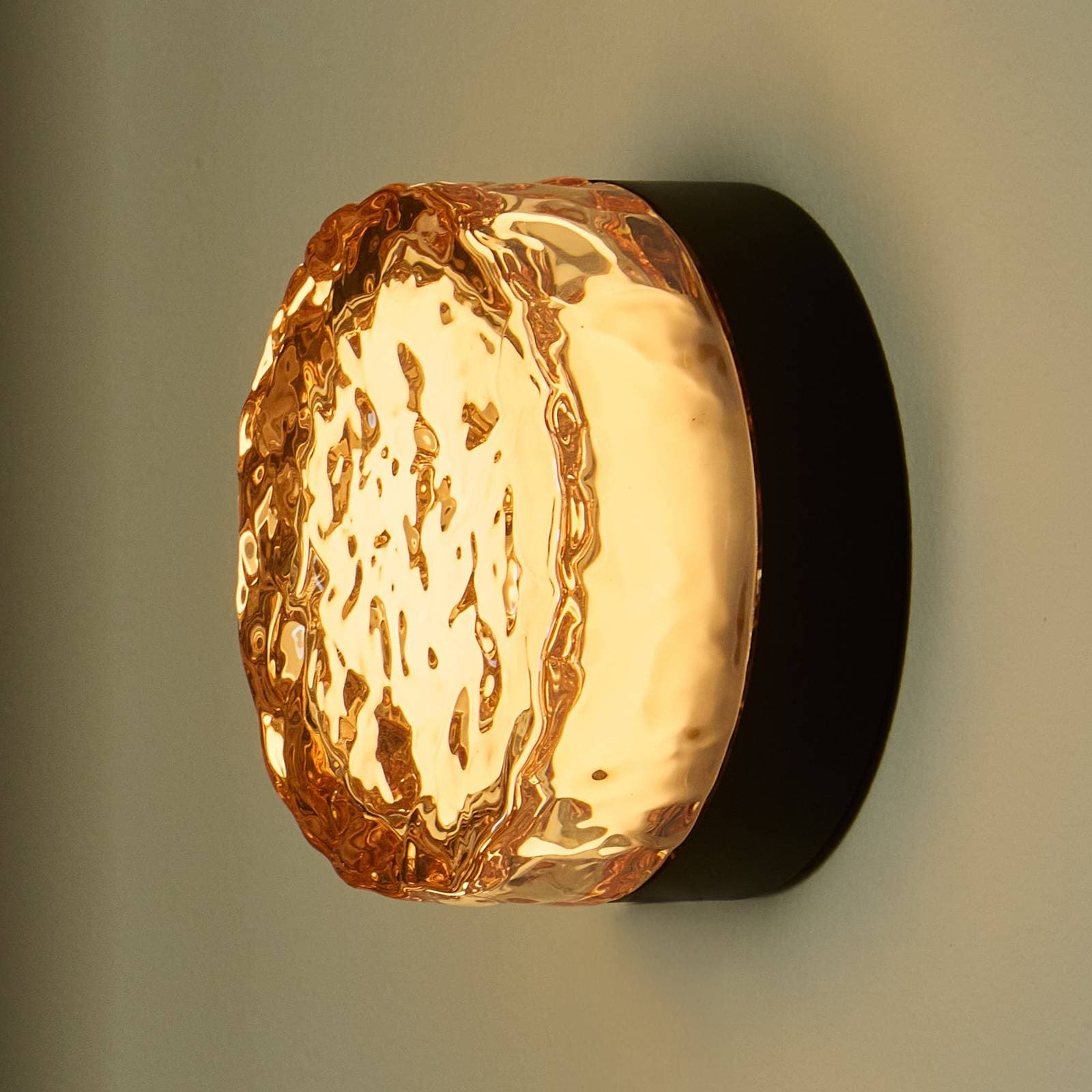 LOOM DESIGN stropné LED svetlo Otto Ice jantárové, Ø13 cm, CCT, IP65
