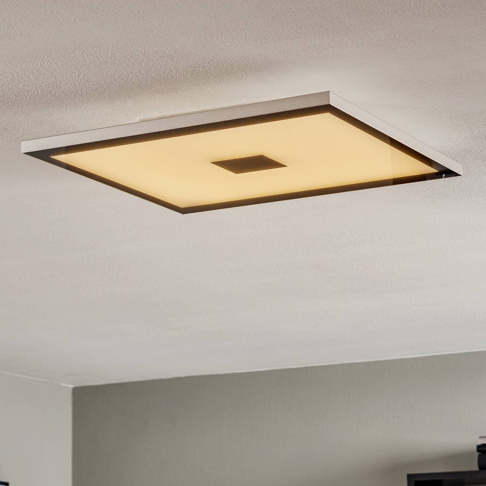 Štvorcové stropné LED svietidlo Zen, Color Control