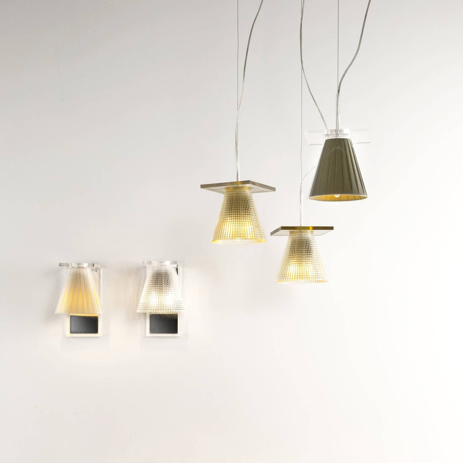 Závesné svietidlo Kartell Light-Air LED, transparentné