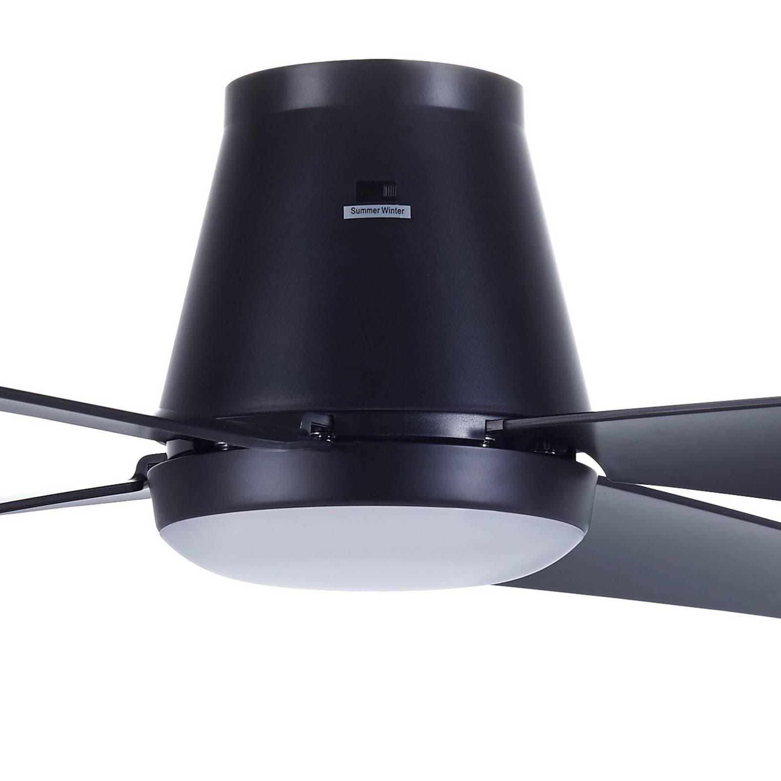 Beacon LED stropný ventilátor Aria CTC, čierny, 122 cm, tichý