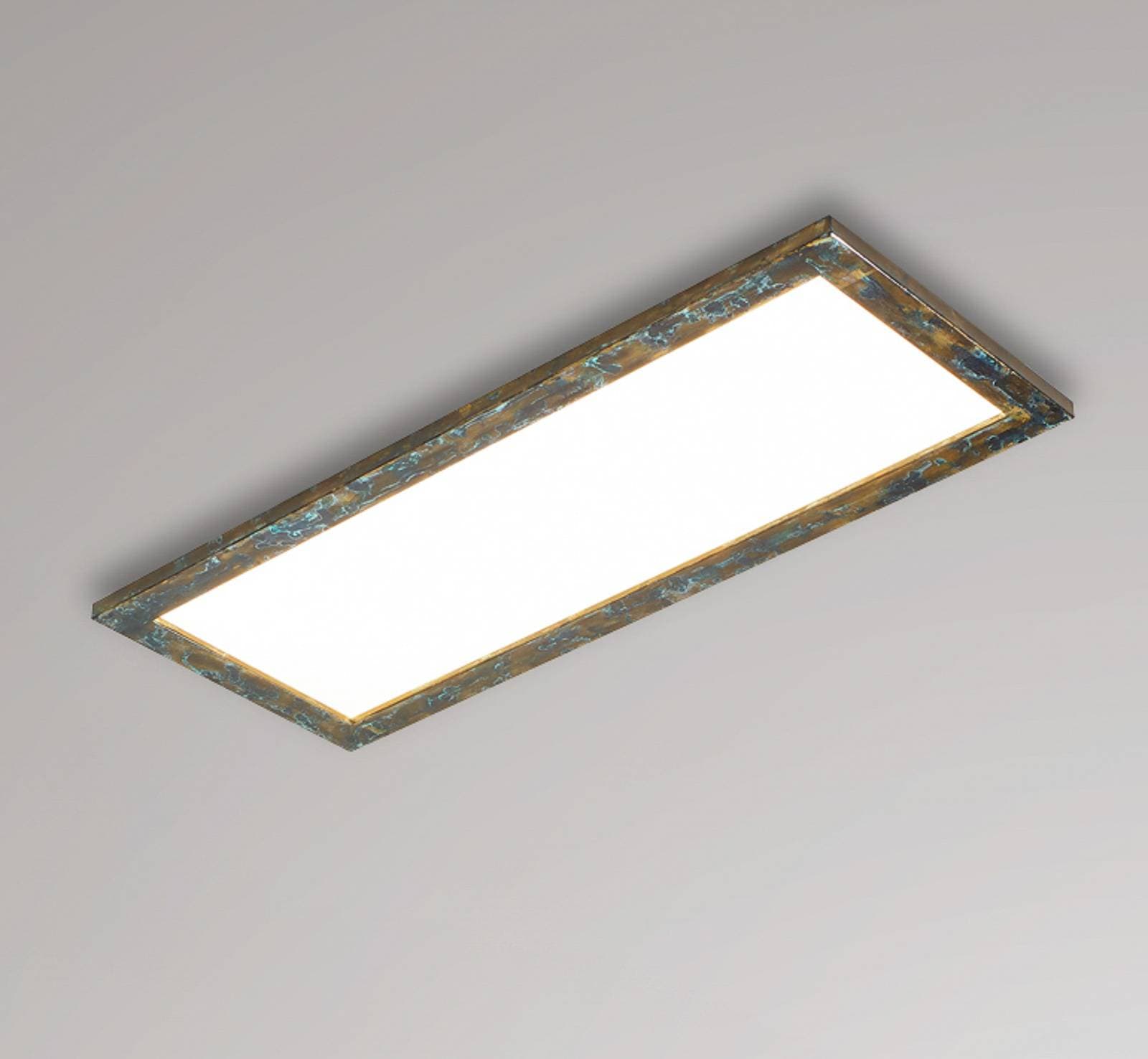 Panel Quitani Aurinor LED, zlatá patina, 86 cm