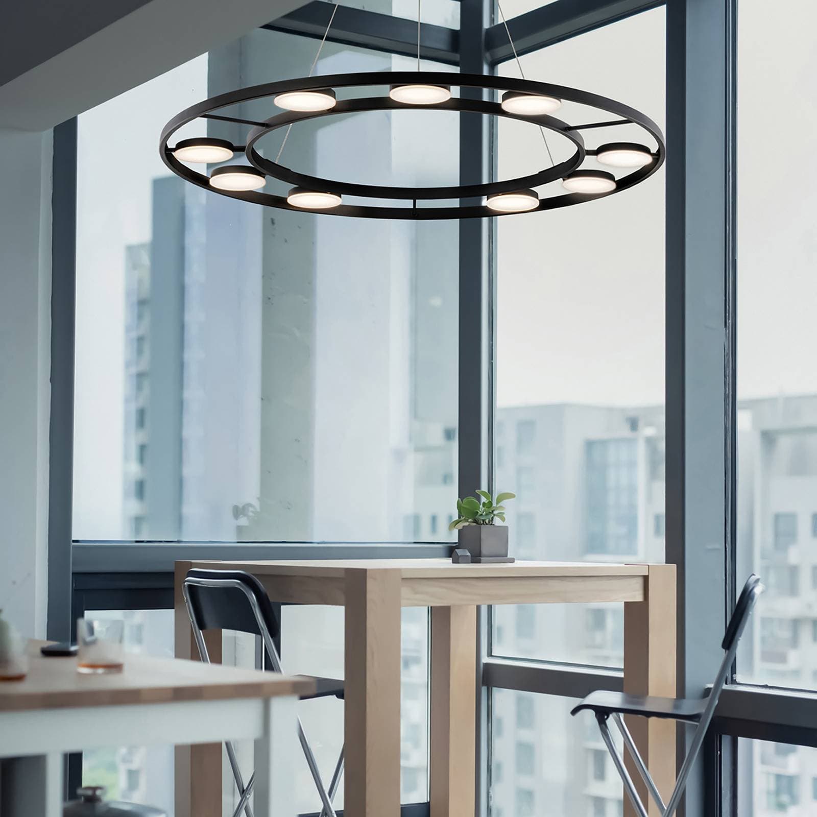 Maytoni Fad závesné LED otočné tienidlá ∅ 80 cm