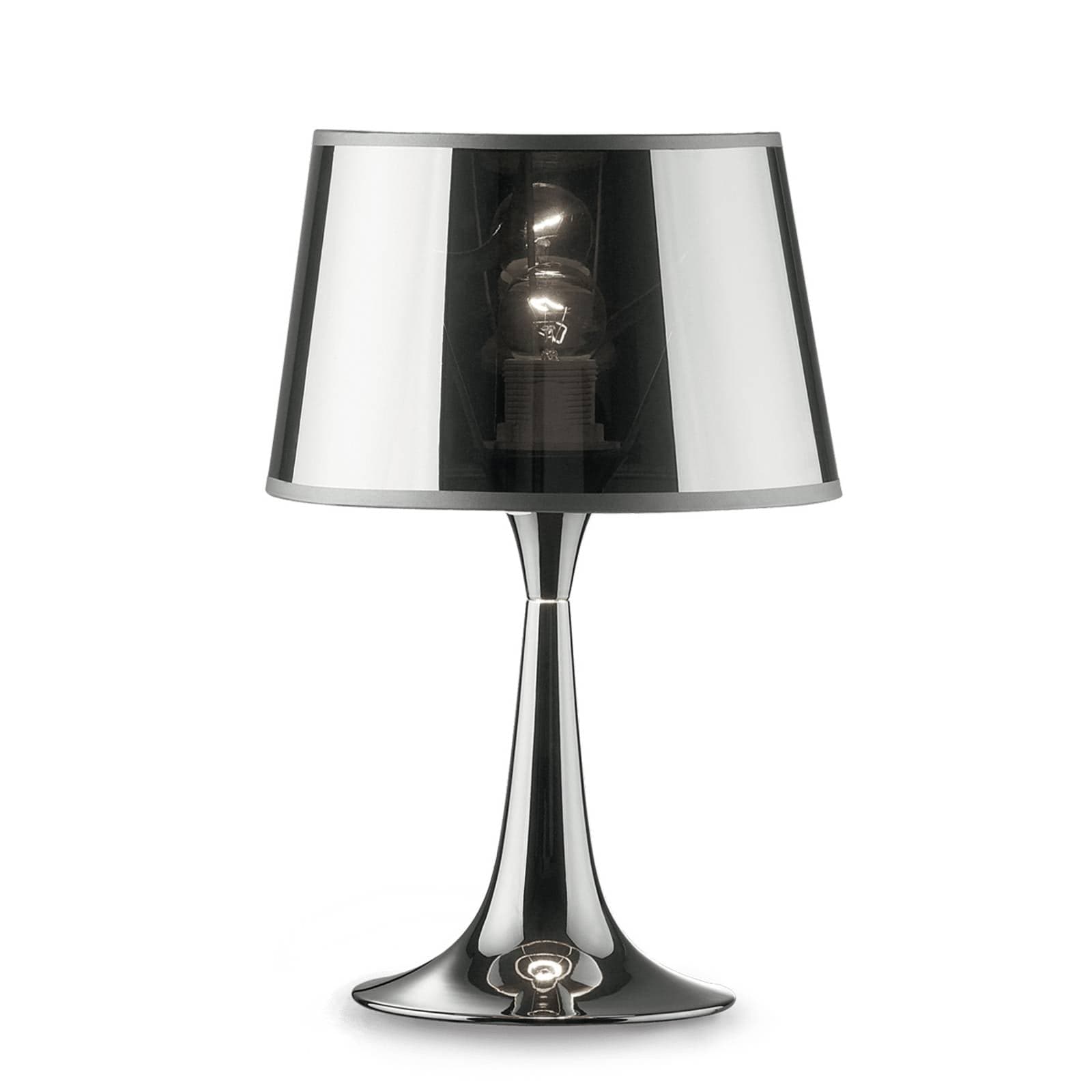 Stolná lampa London Cromo výška 36,5 cm