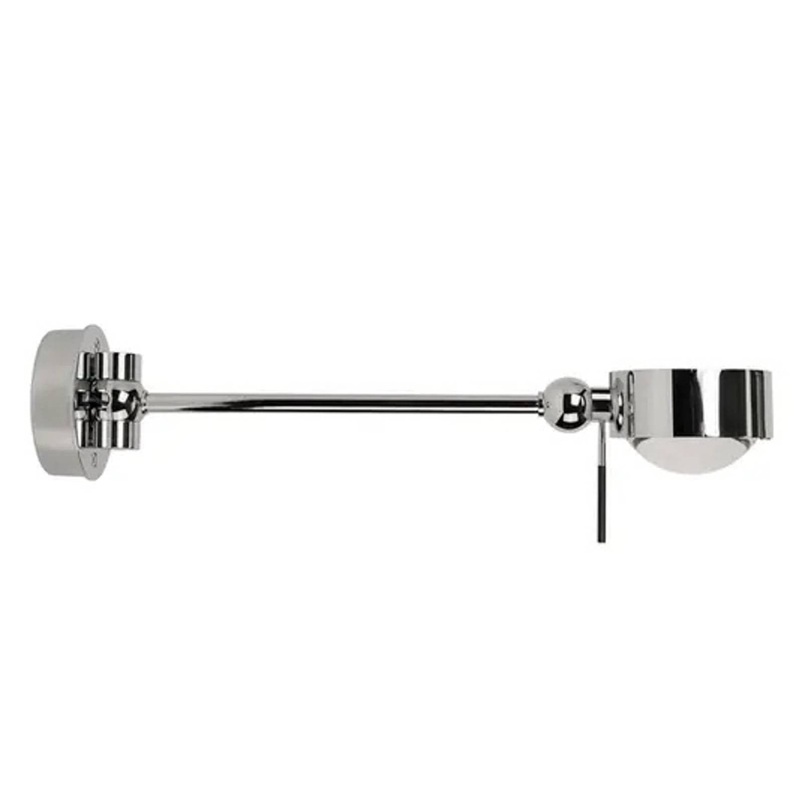 Puk Hotelová lampa na čítanie, 38 cm, chróm, G9