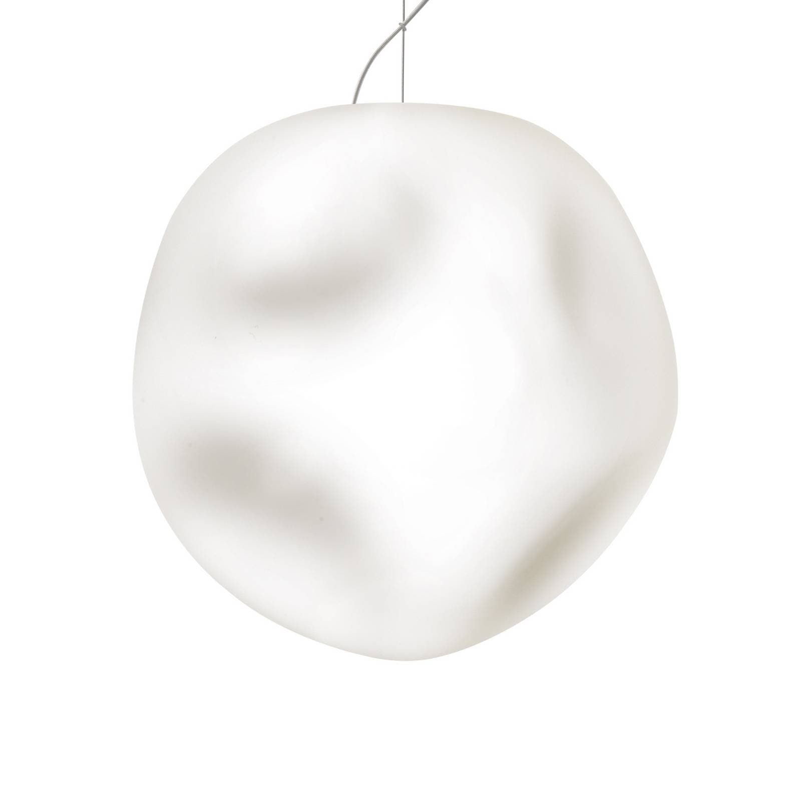 Závesné svietidlo Foscarini Hoba Grande, Ø 36 cm, záves 1000 cm
