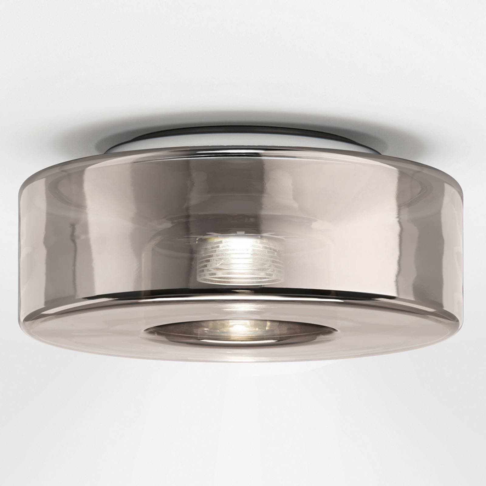 serien.lighting Curling S Strop 2 700 K Sklo strieborné