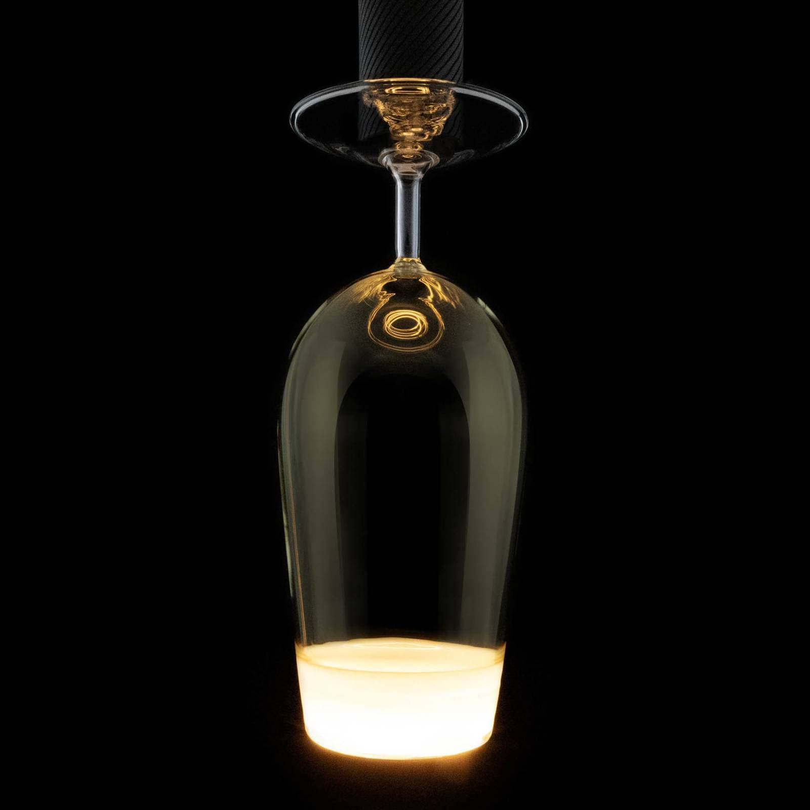 SEGULA LED žiarovka Plávajúca pivná pena, E27, 5 W 922 stmievanie