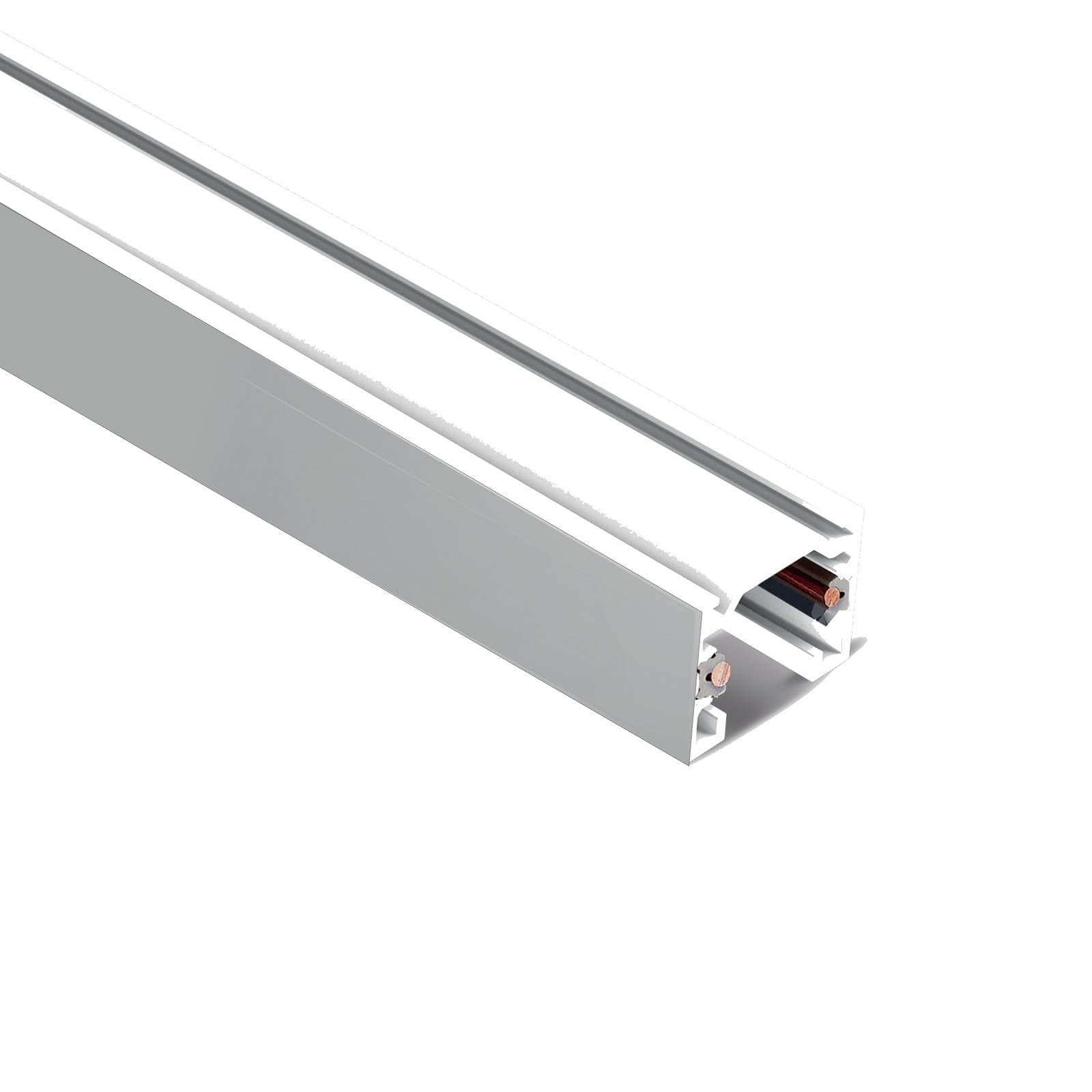 Ivela napájací profil SQUARE 48 V, biela, dĺžka 300 cm, kov