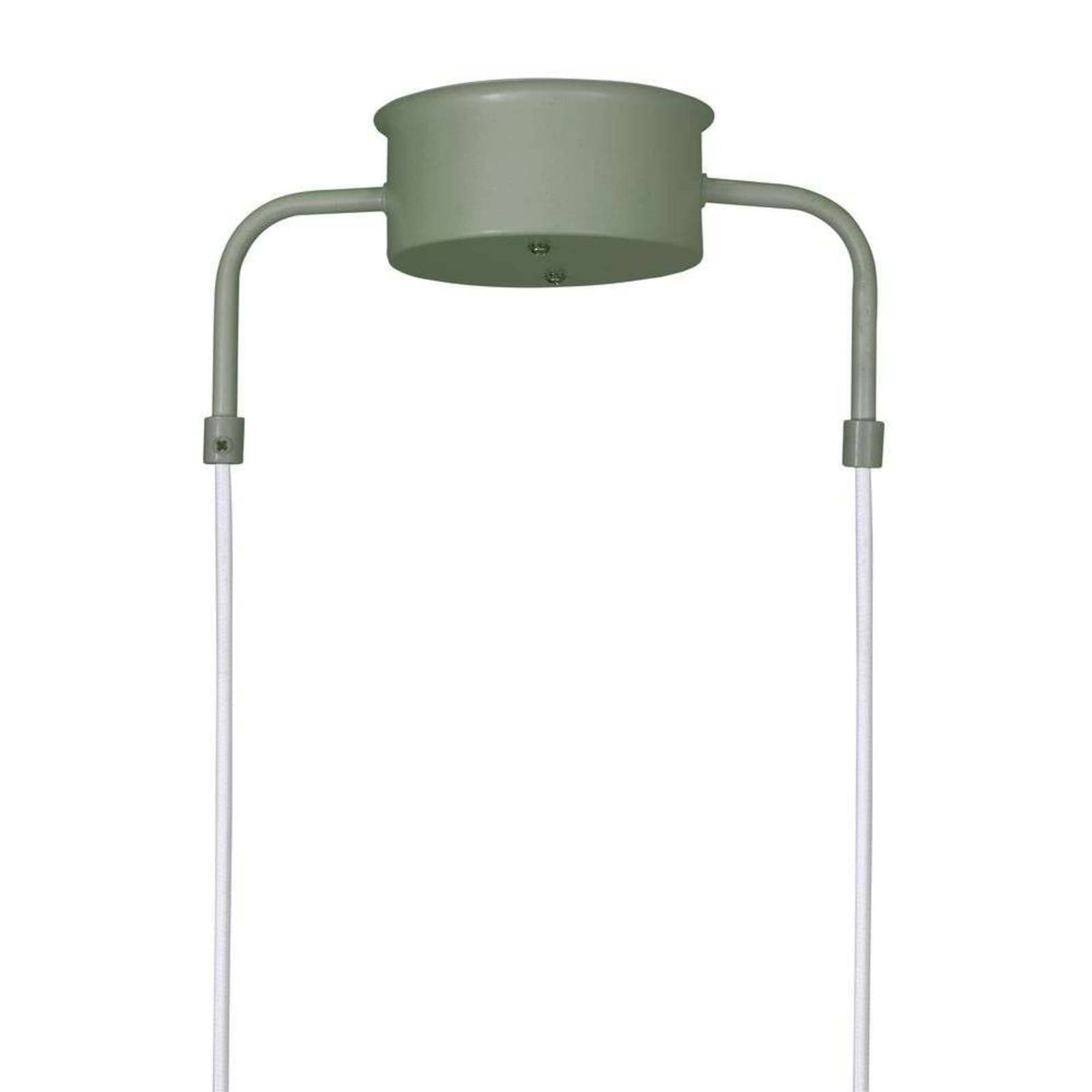 Globen Lighting závesné svietidlo CURVE 3, zelená, 3-pl., 95 cm