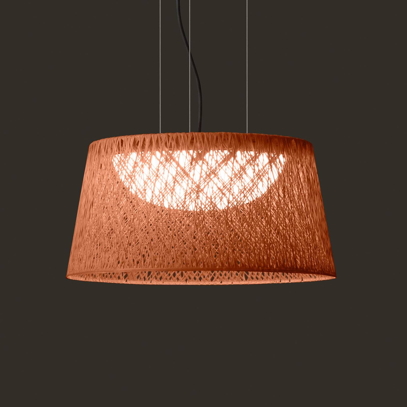 Vibia LED vonkajšia závesná lampa WIND, terakota, 30 x 60 cm, 927