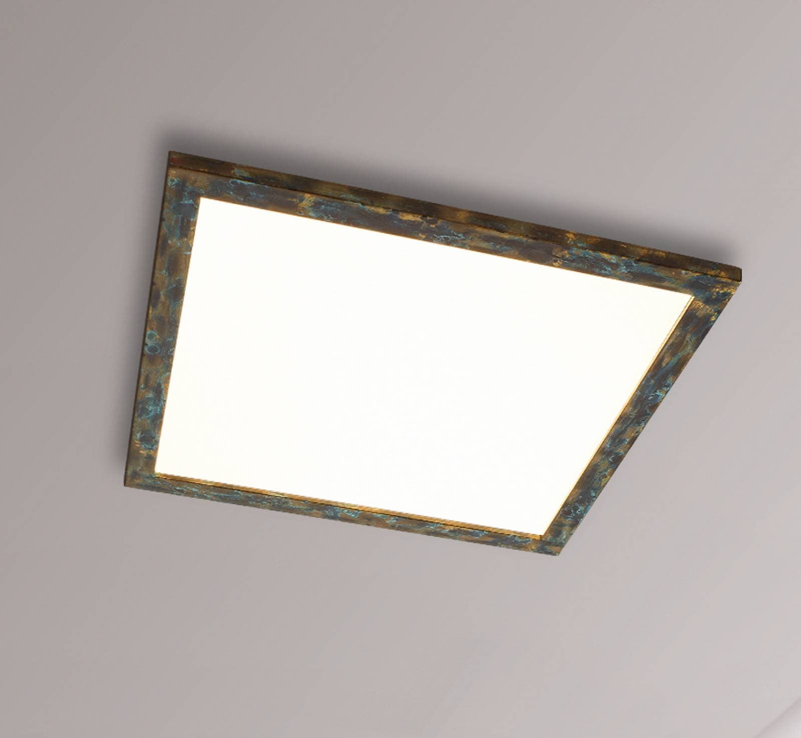 Panel Quitani Aurinor LED, zlatá patina, 68 cm