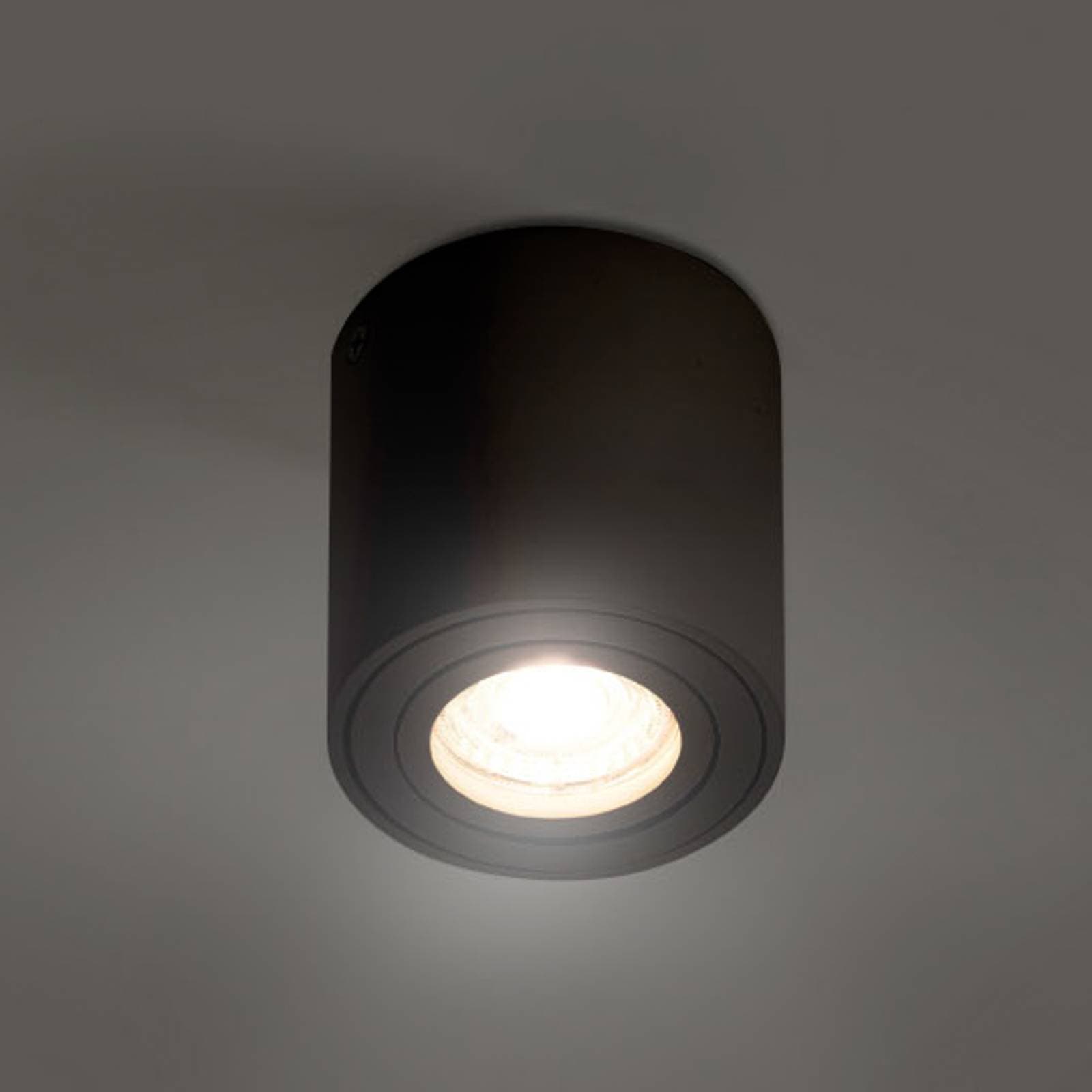 LEDVANCE Surface Round bodové svetlá GU10 čierna
