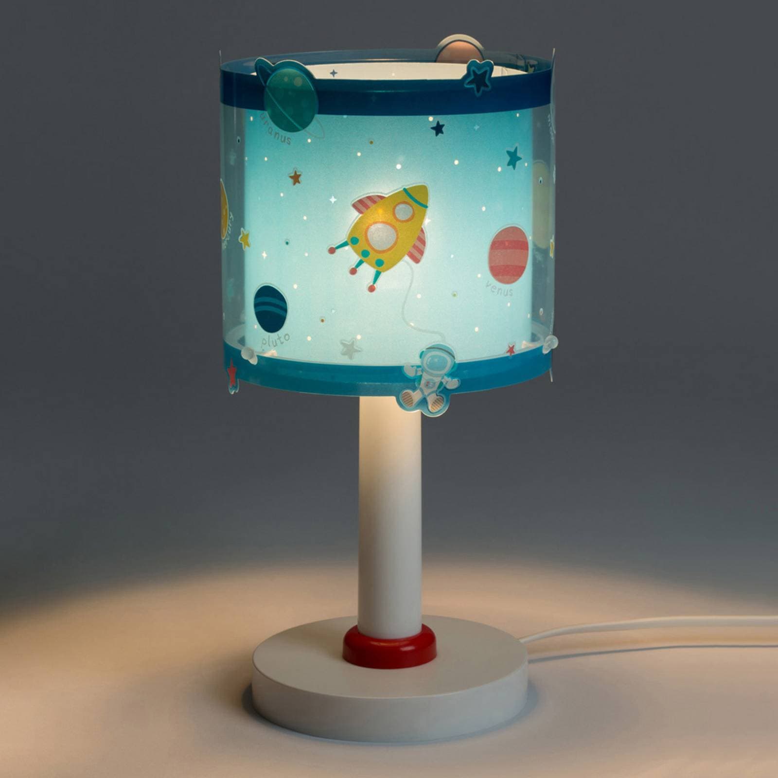 Detská stolová lampa Planets, G4, Ø 15 cm