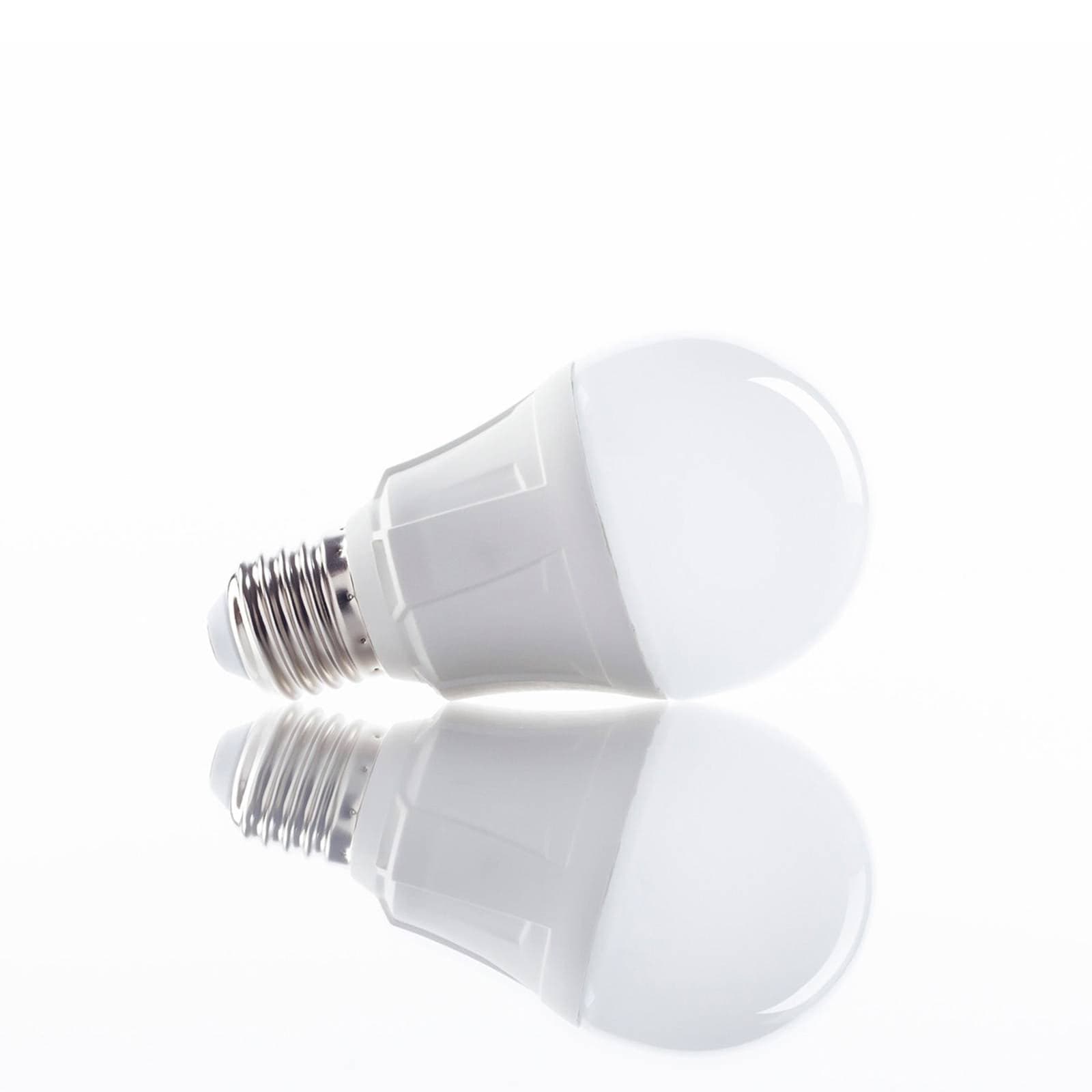 Lindby LED žiarovka, E27, 11 W, opál, 3 000 K, sada 10 ks