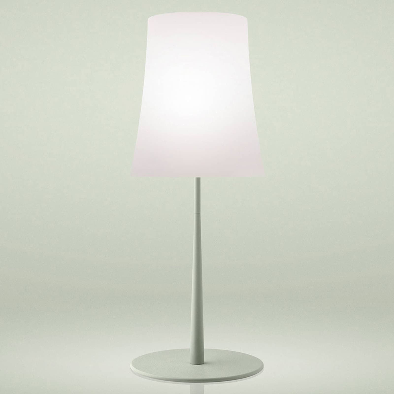 Foscarini Birdie Easy Grande stolová lampa šalviovo zelená