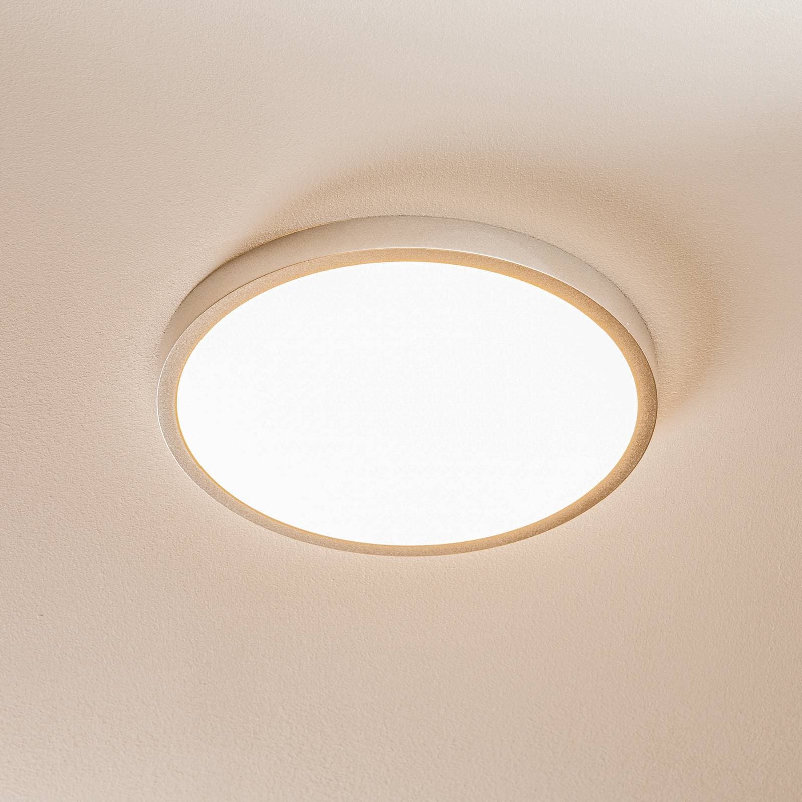 Stropné LED svietidlo Vika okrúhla, titán, Ø 30cm