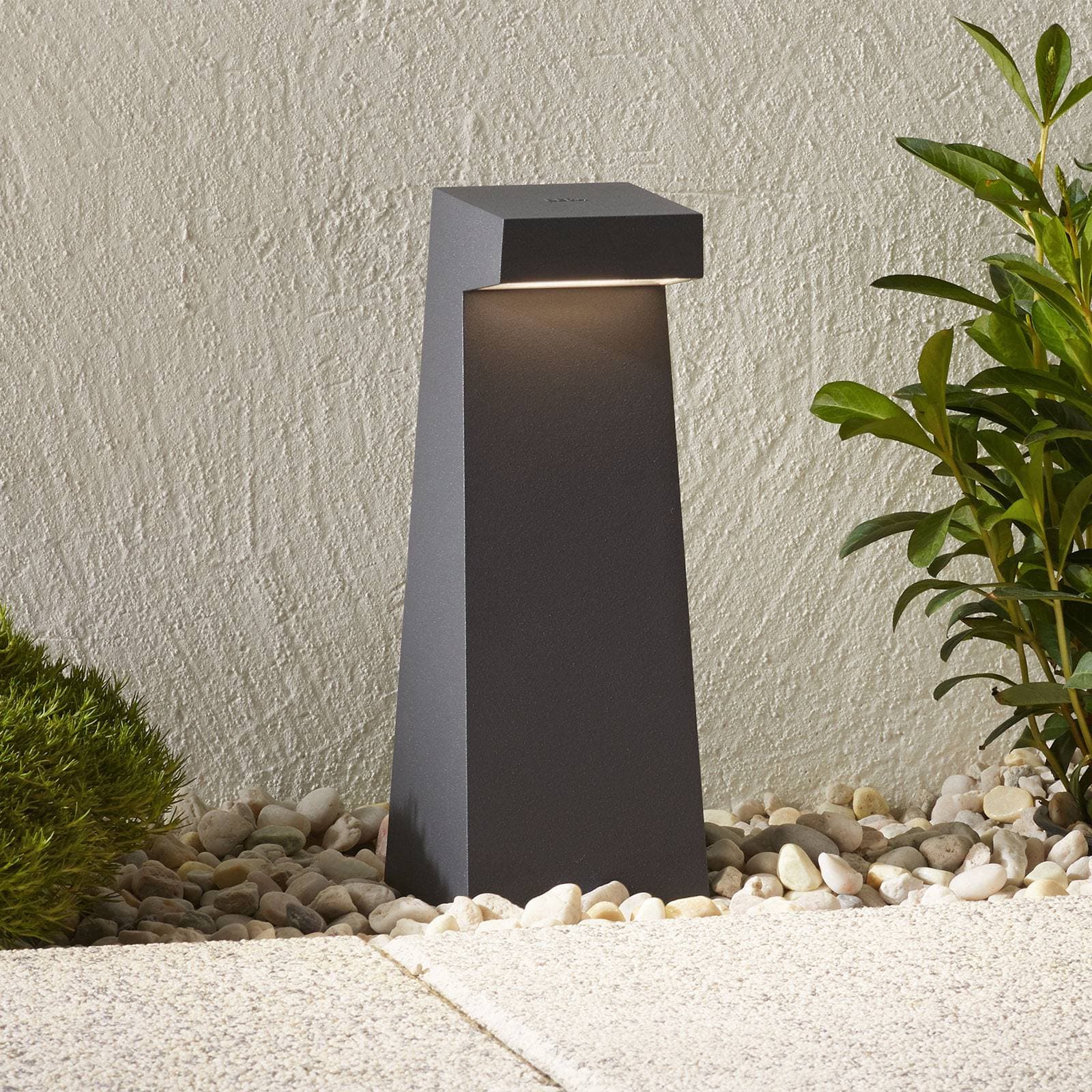 BEGA 77276 soklové LED-svietidlo grafit, 3 000 K