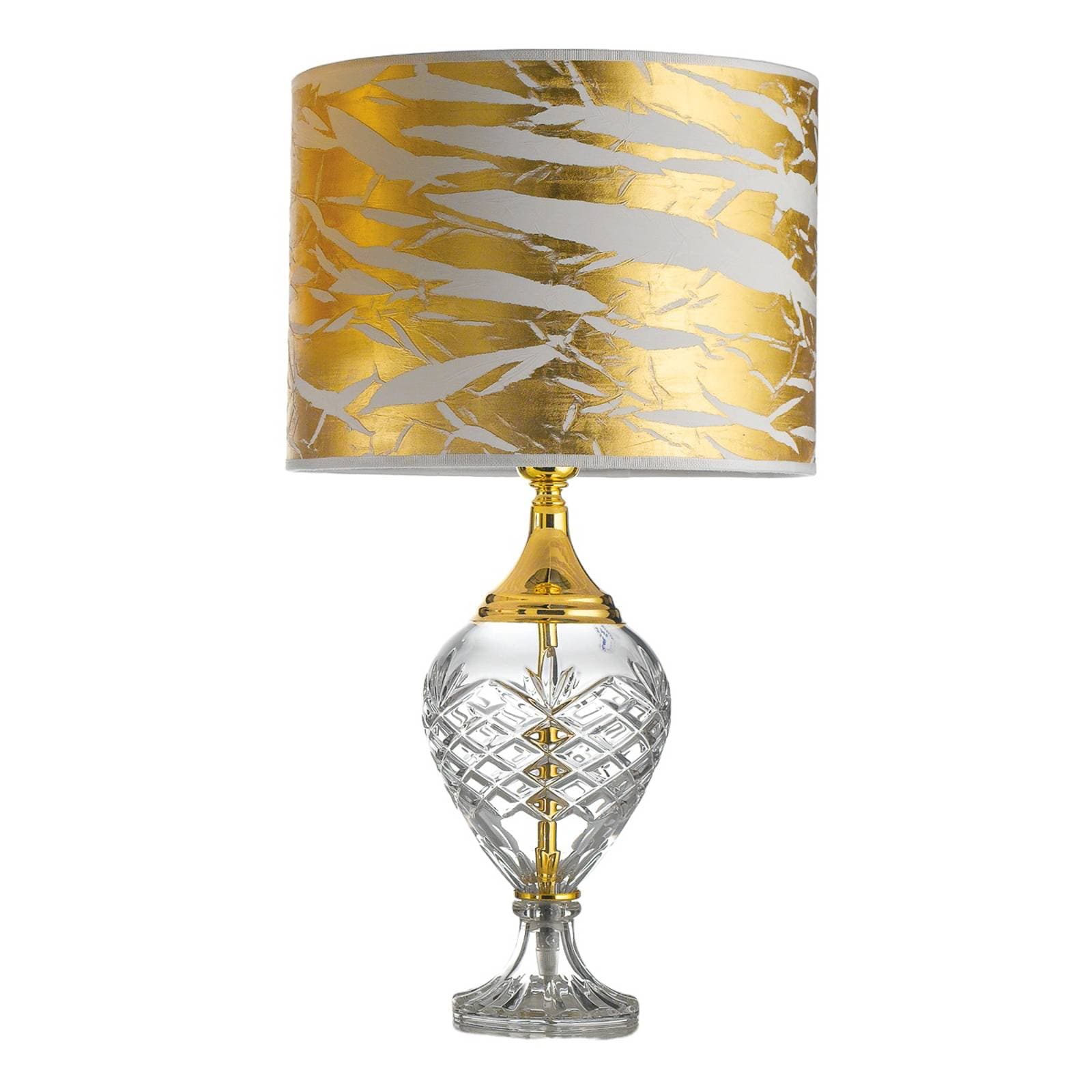 Stolná lampa Belle Epoque, 59 cm zlatá