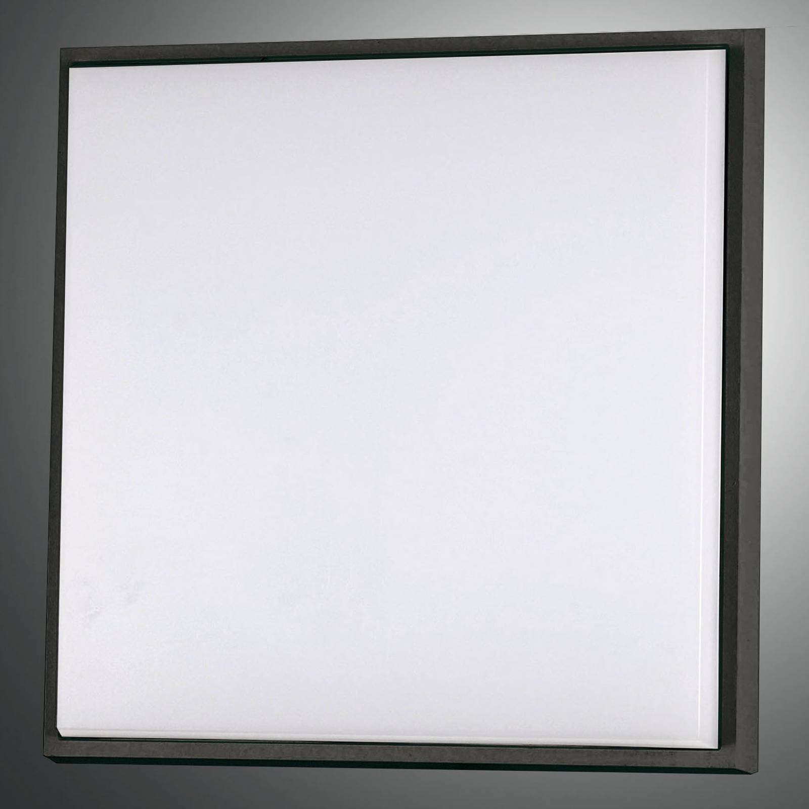 Stropné LED svietidlo Desdy 30 x 30 cm IP54 čierna