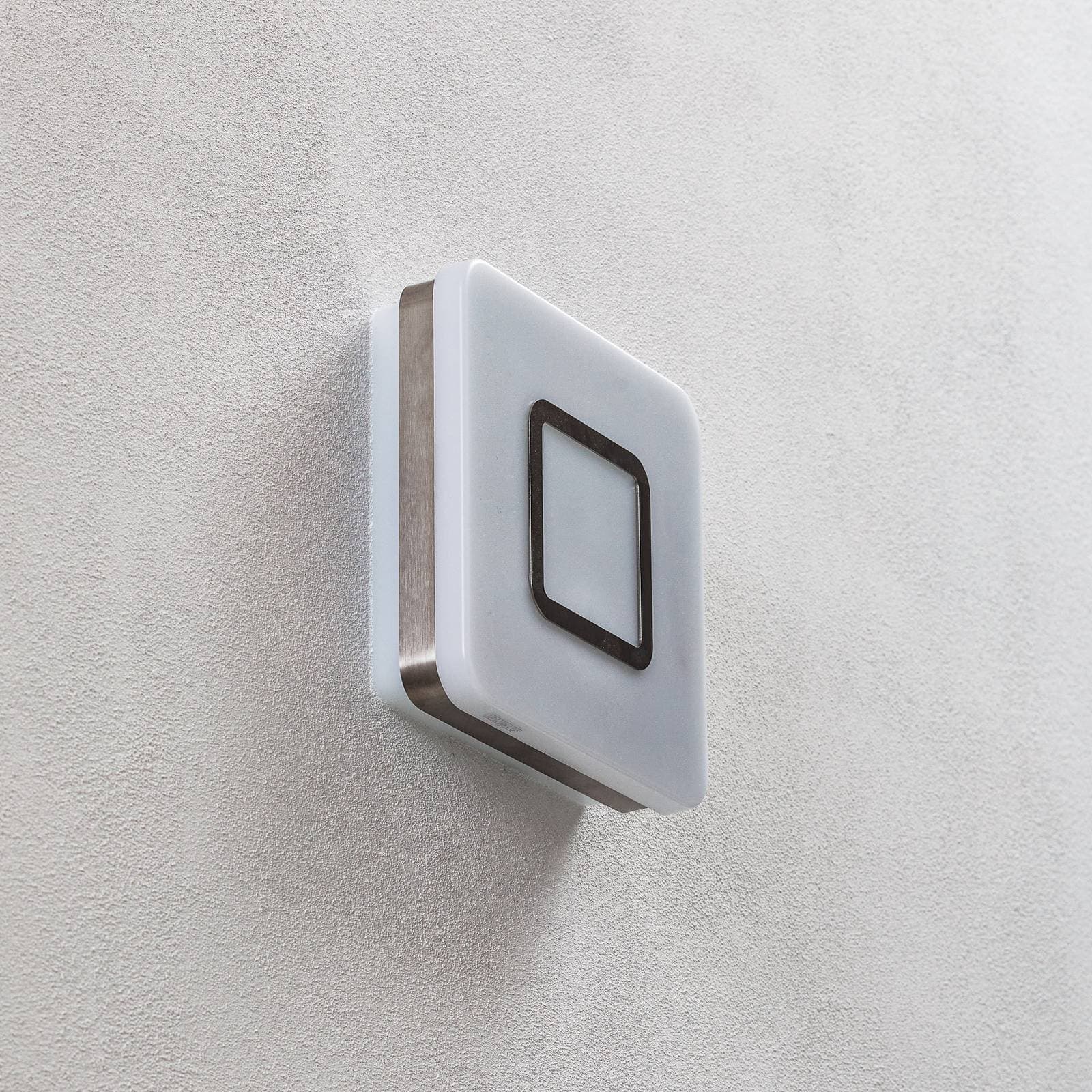 STEINEL RS M1 V2 LED nástenné svetlo z brúsenej nehrdzavejúcej ocele