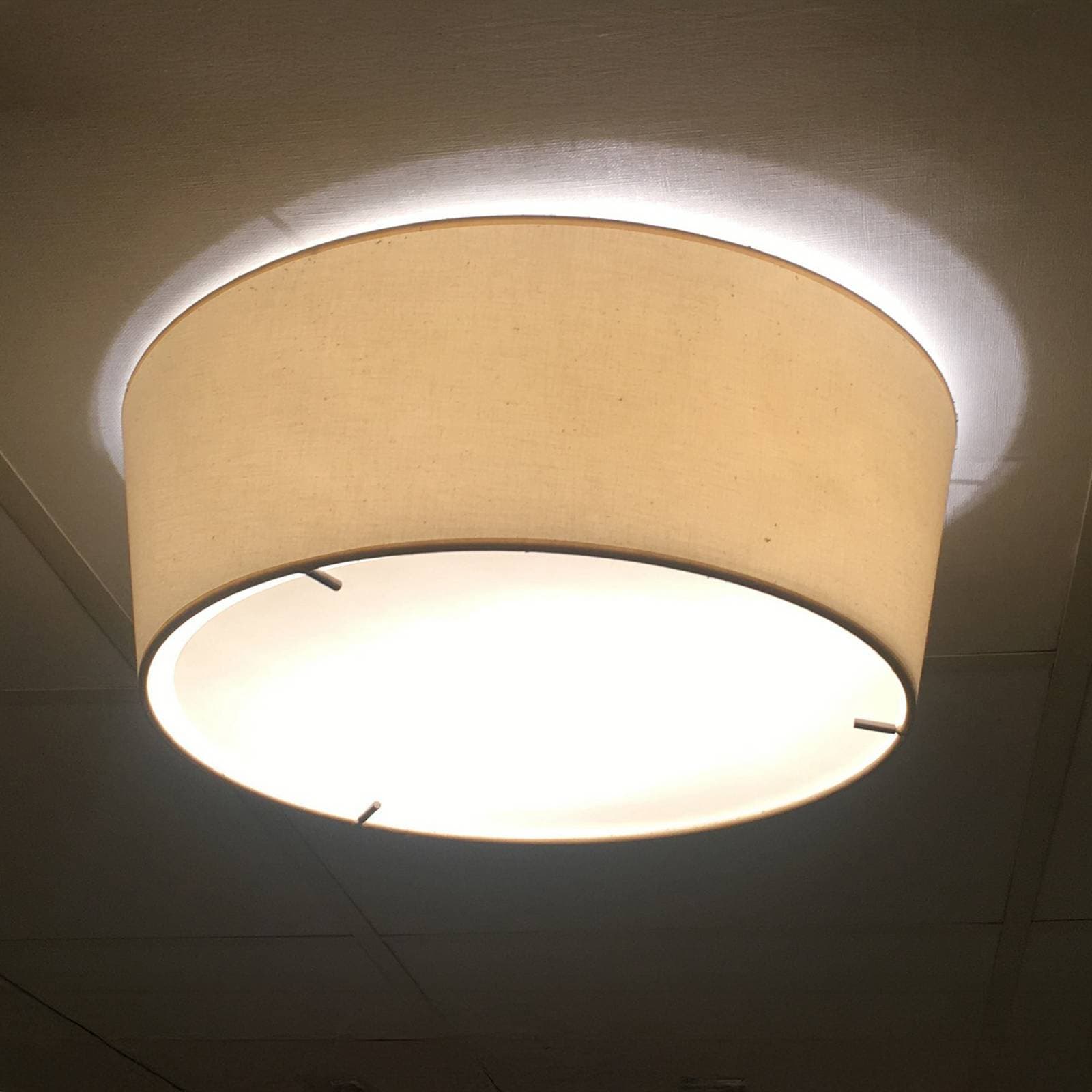 Bover stropné LED svetlo Plafonet, Ø 60 cm, krémová farba