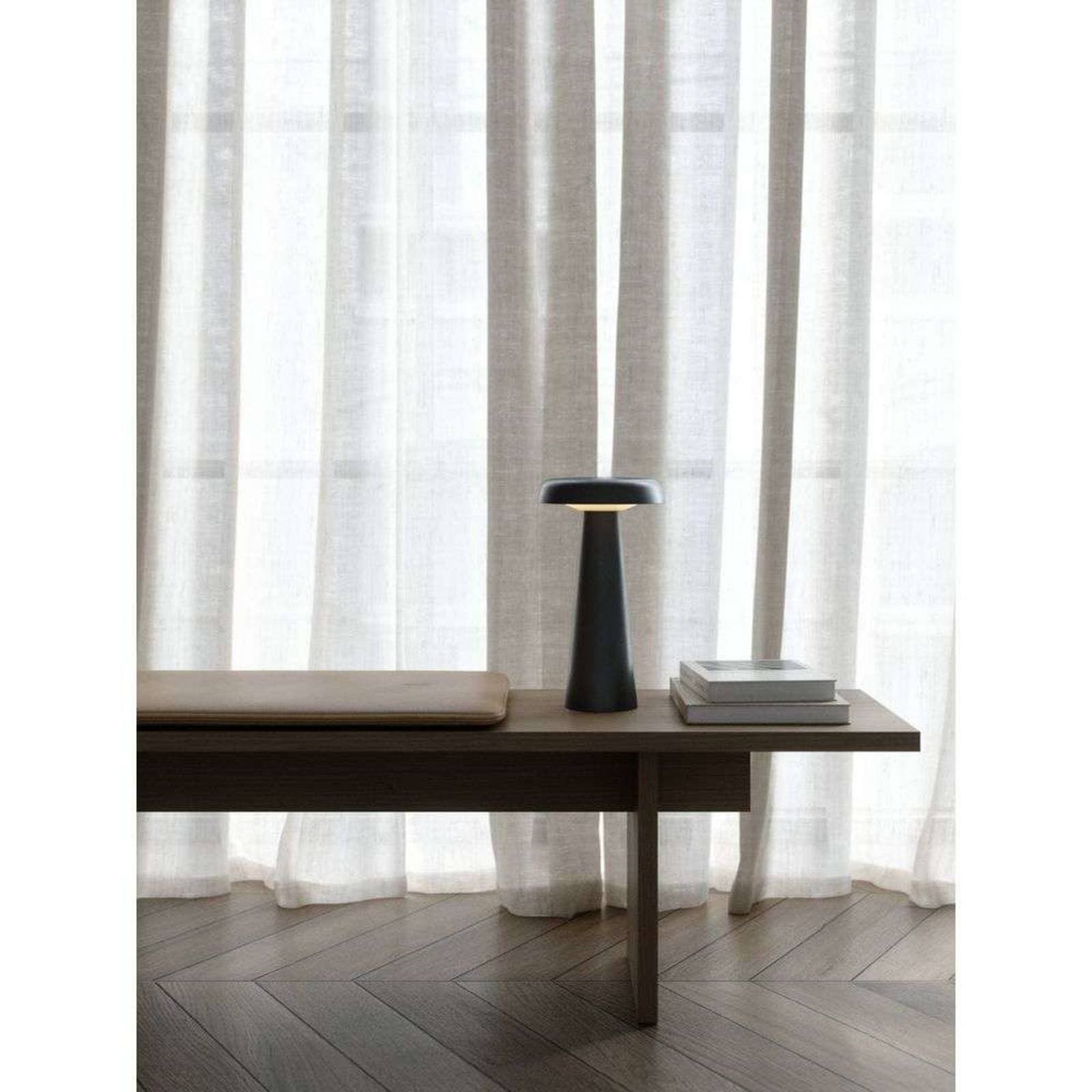 Stolová LED lampa Arcello stmievateľná antracitová