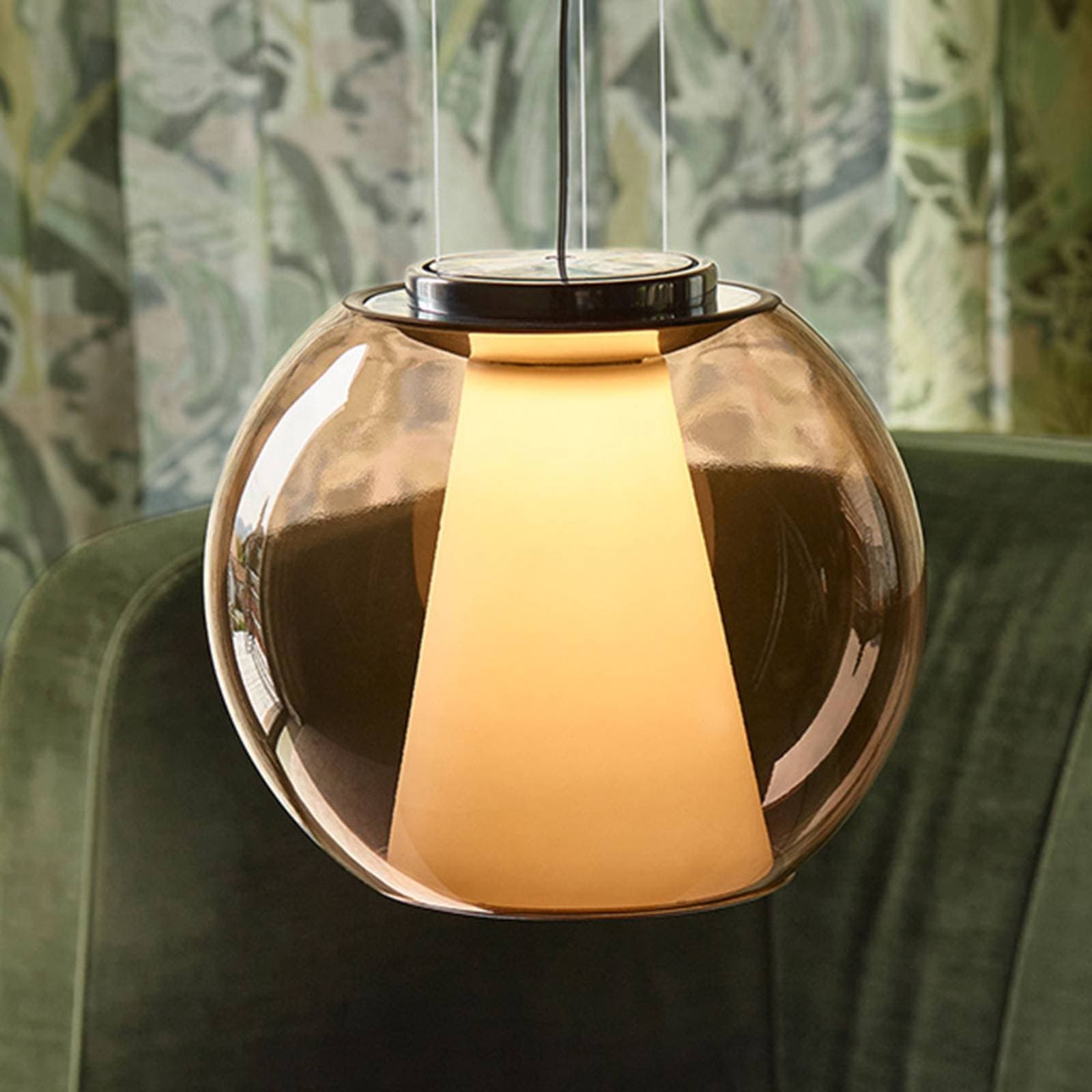 serien.lighting Návrh S závesné svietidlo 927 Triac hnedá