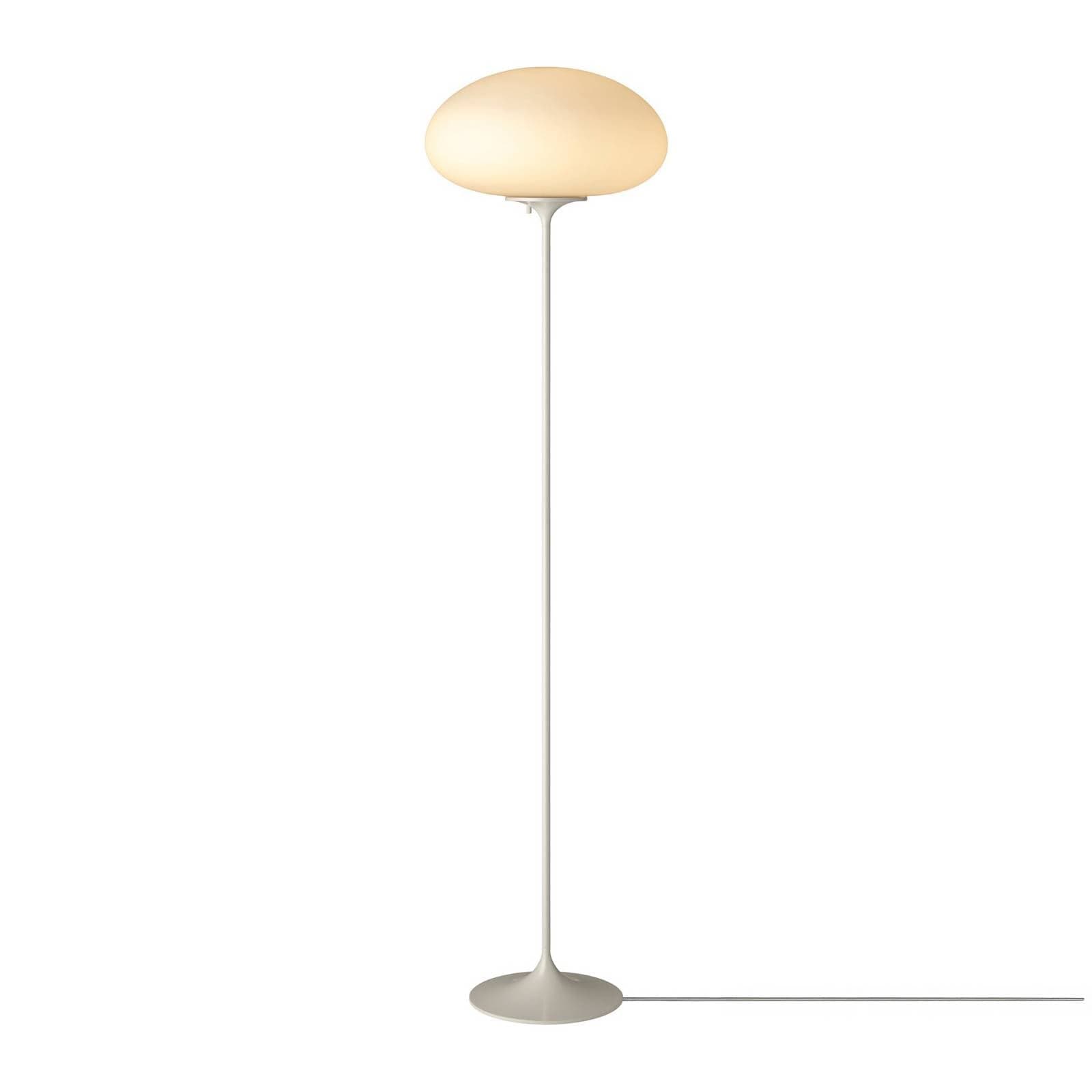 Gubi Stojacia lampa Stemlite, šedá farba, výška 150 cm, stmievateľné