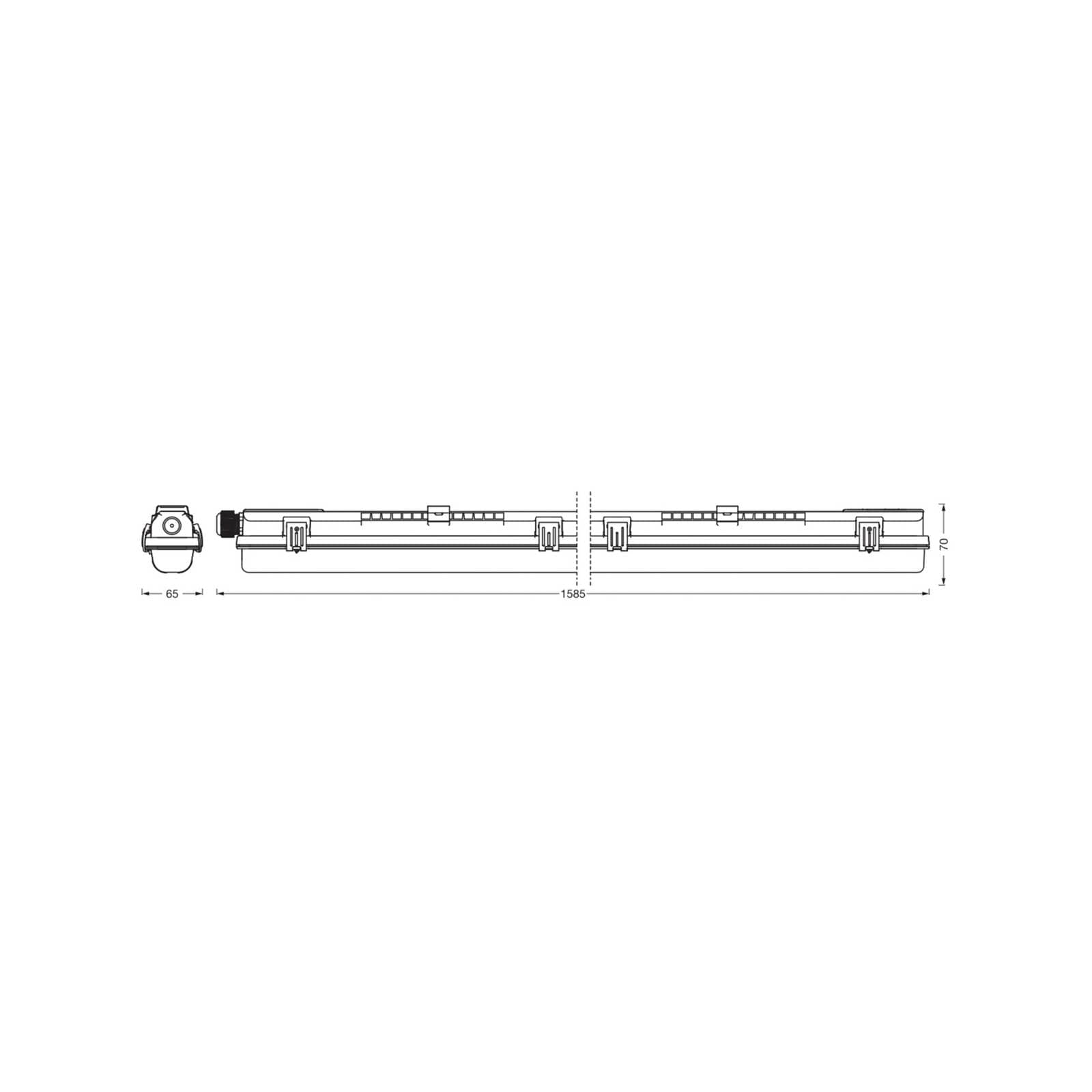 OSRAM žiarovka do vlhkých priestorov SUBMARINE PCR 159 cm 1x G13 T8 LED IP65