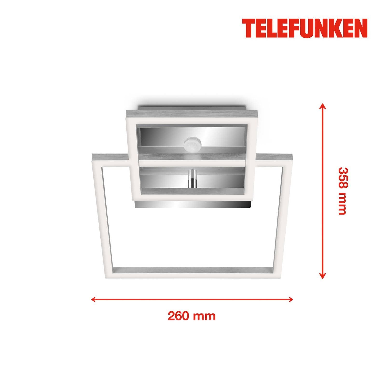 LED svetlo so snímačom Frame chróm/hliník 26x36 cm
