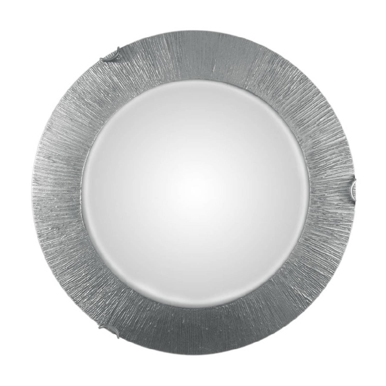 Nástenné svietidlo KOLARZ Moon Sun, strieborné, Ø 40 cm