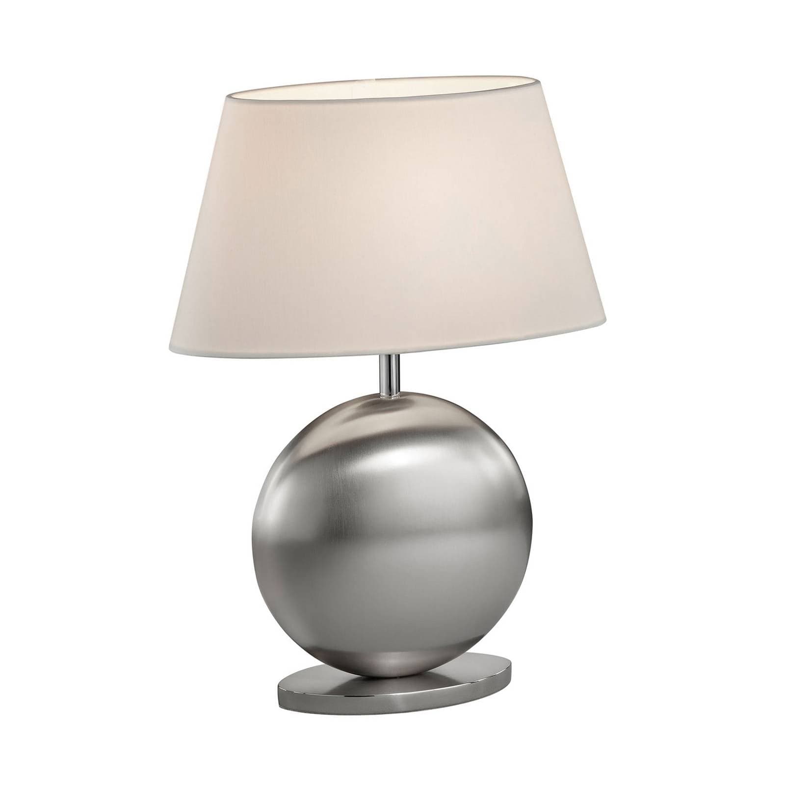 BANKAMP Asolo stolná lampa biela/nikel výška 41 cm