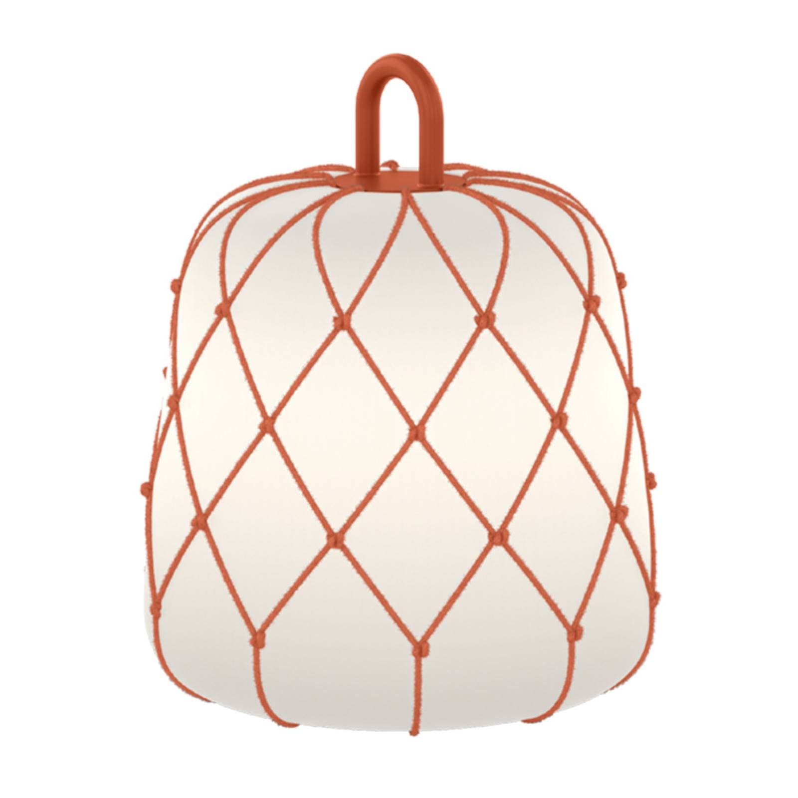 WEVER & DUCRÉ tienidlo Costa 2.0, oranžová, lano, Ø 28 cm