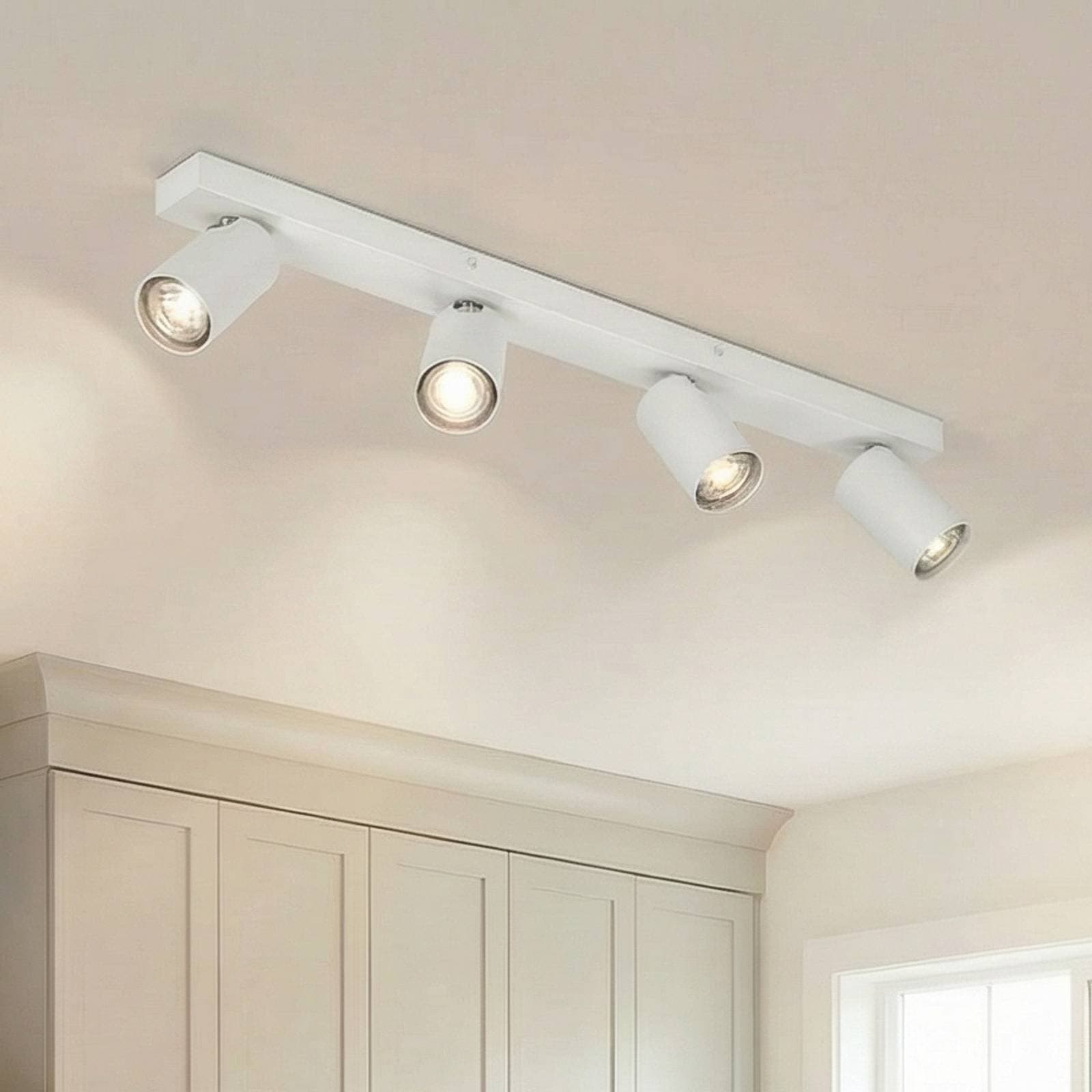 OSRAM stropné bodové svetlá OCTAGON, biely, 4-pl., GU10-LED 927 stmievateľné