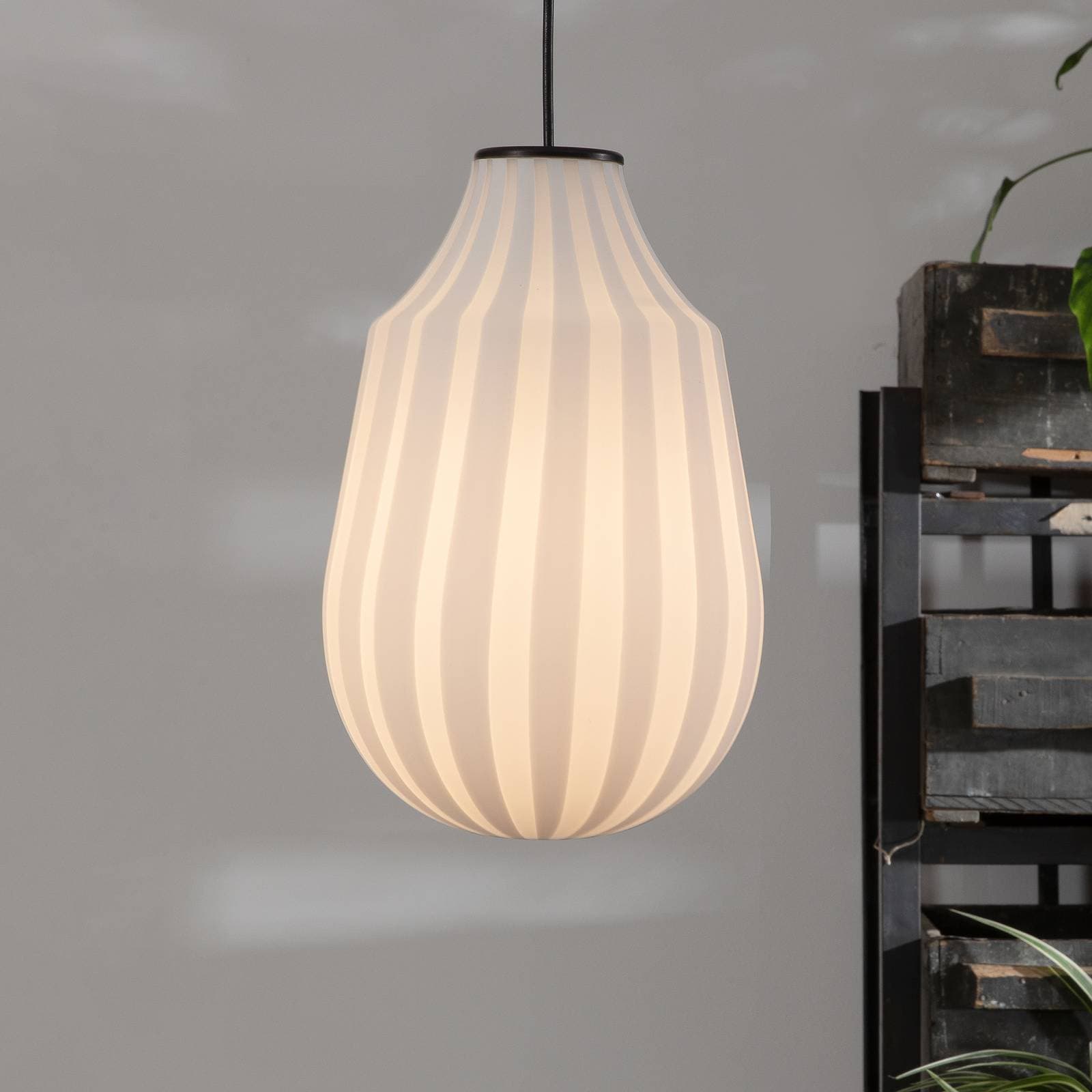 Karman Circus závesná lampa 37 cm, z bieleho skla