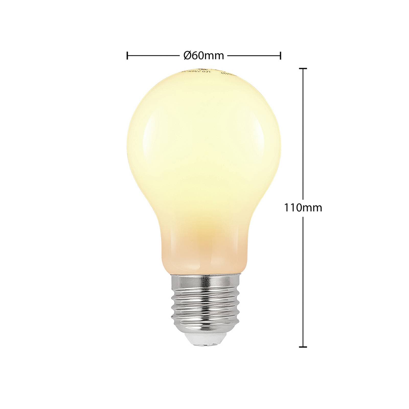LED žiarovka E27 6W 2 700 K stmievateľná opál 2ks
