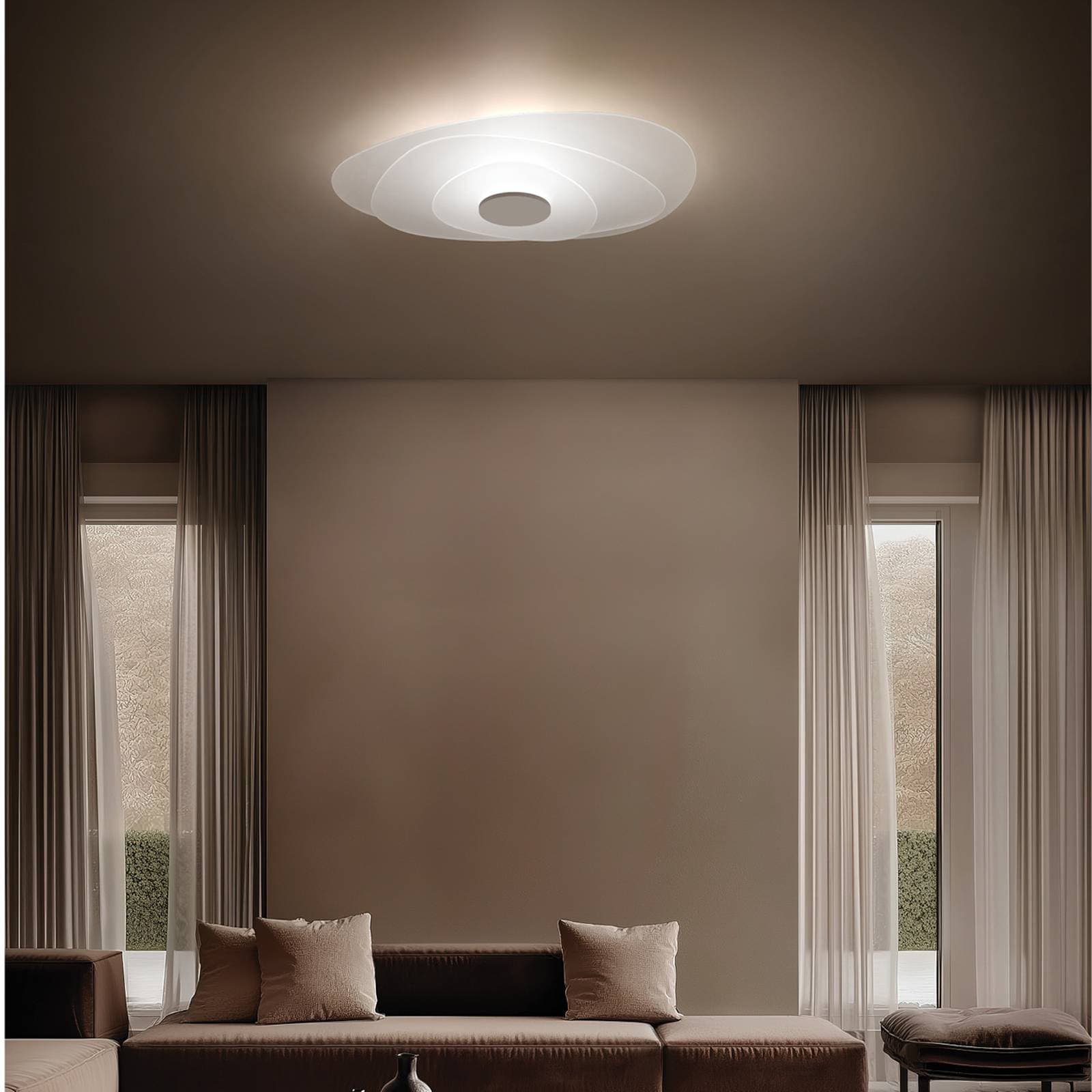 stropné LED svetlo Joint_S, biele, kov, 71 cm