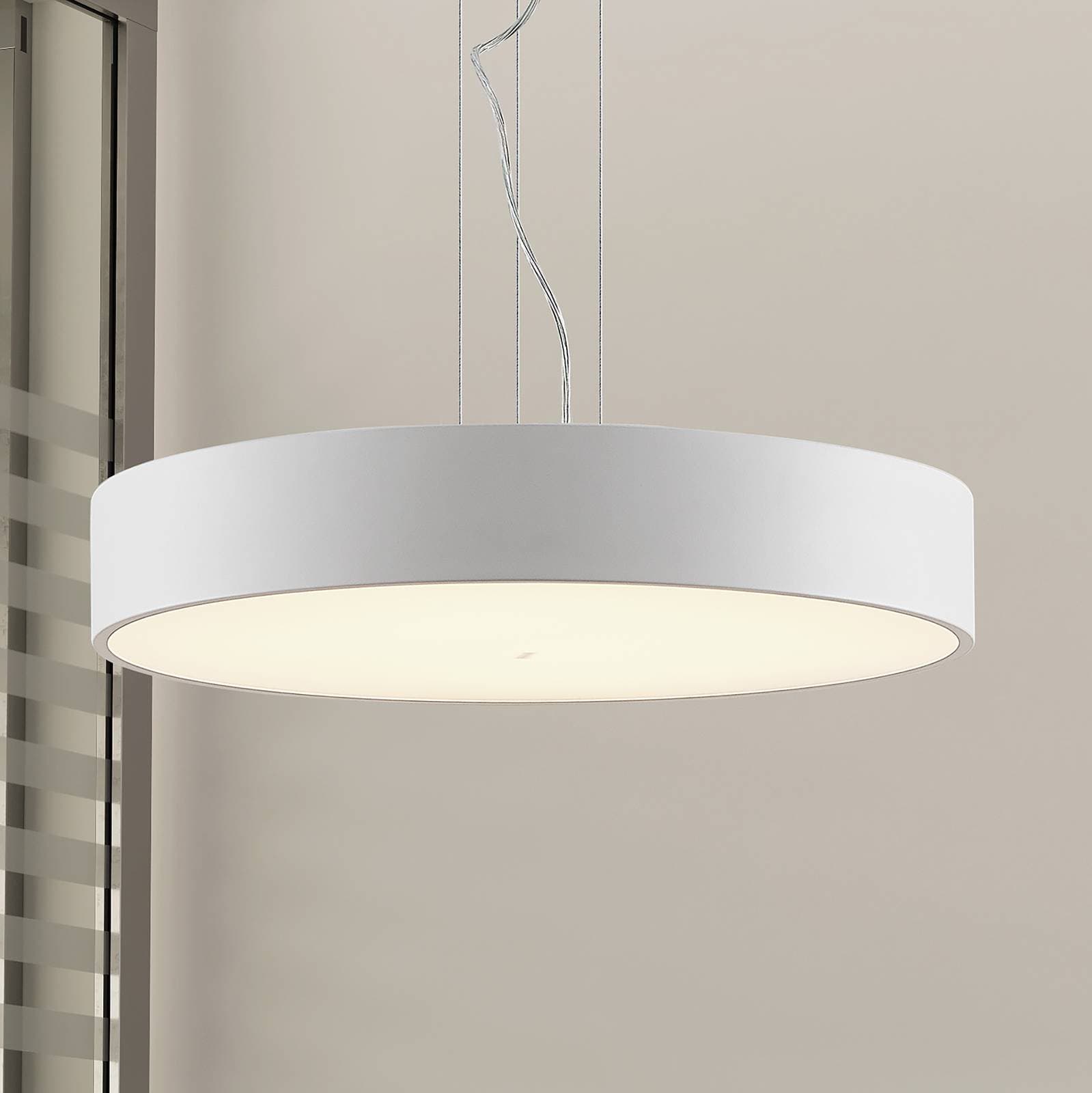 Arcchio LED závesné svietidlo Noabelle, Ø 60 cm, biela, kov
