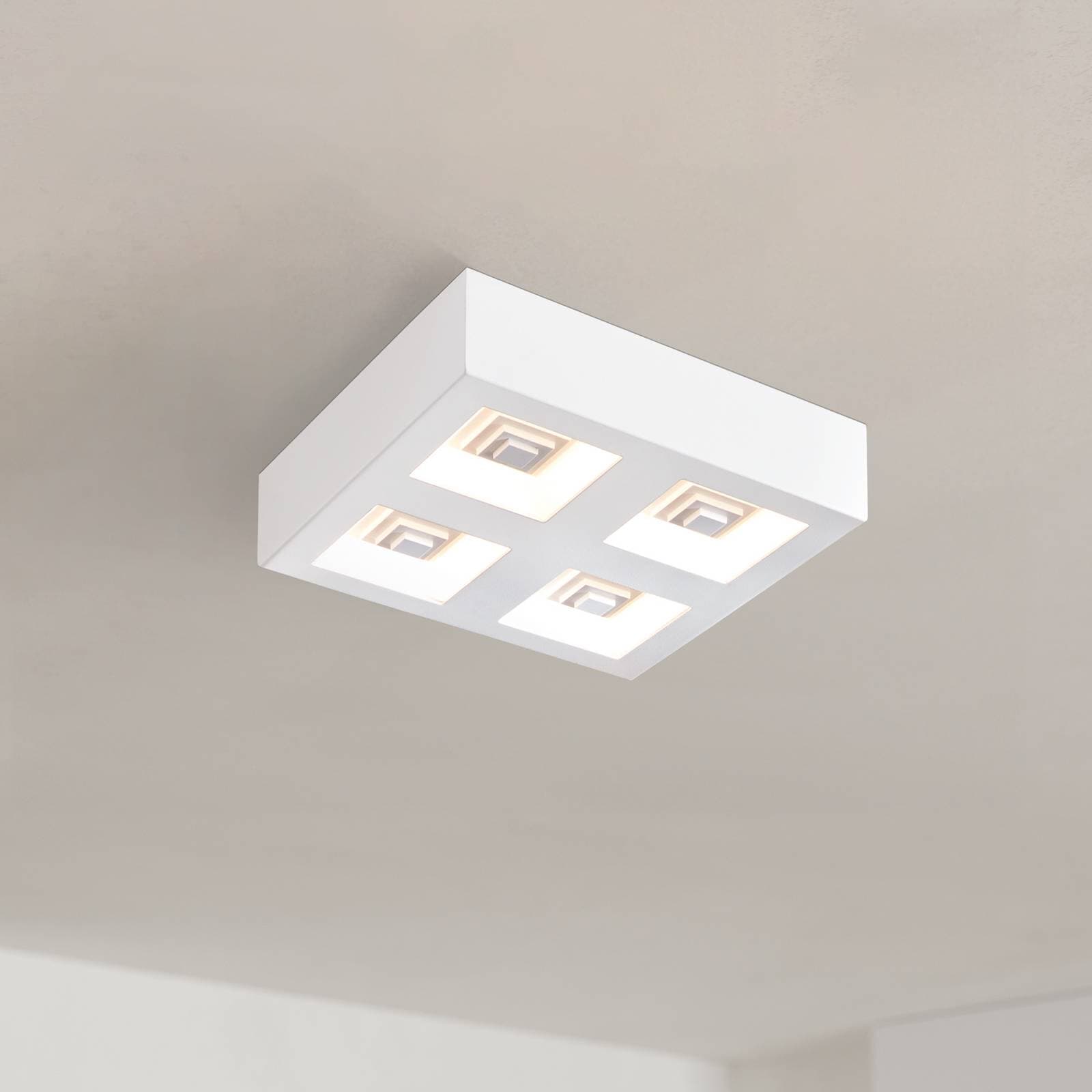 Štvor-plameňové stropné LED svietidlo Ferreros