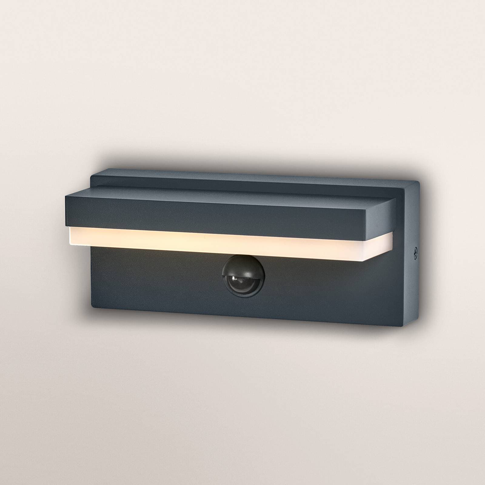 OSRAM nástenné svetlo ENDURA STYLE ROBUST, senzor, tmavošedá IP54
