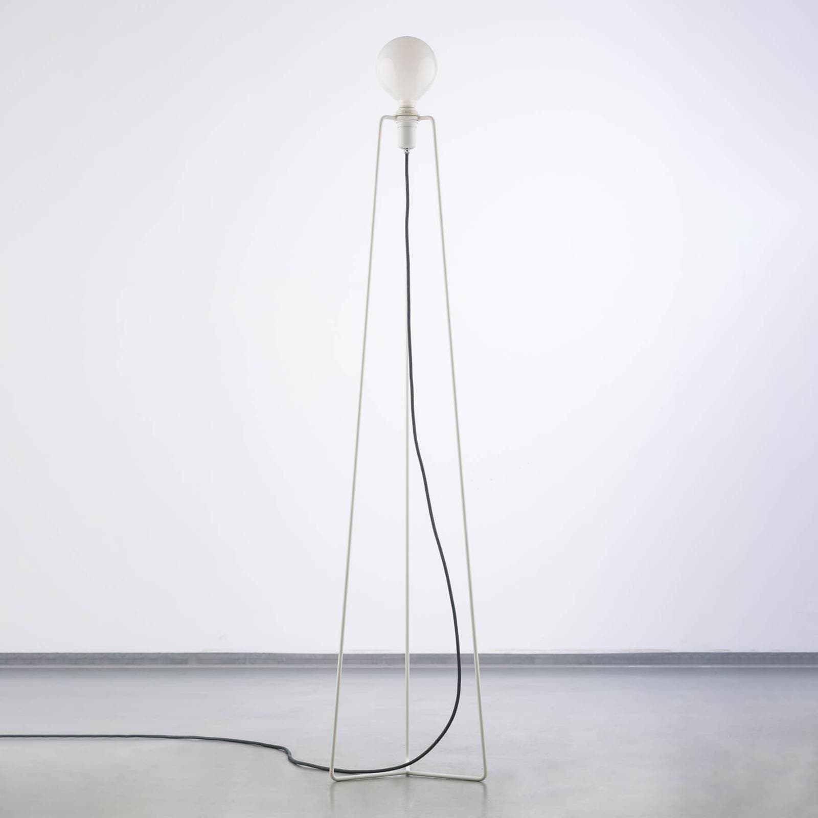 GRUPA Model M3 LED lampa biela, kábel čierna