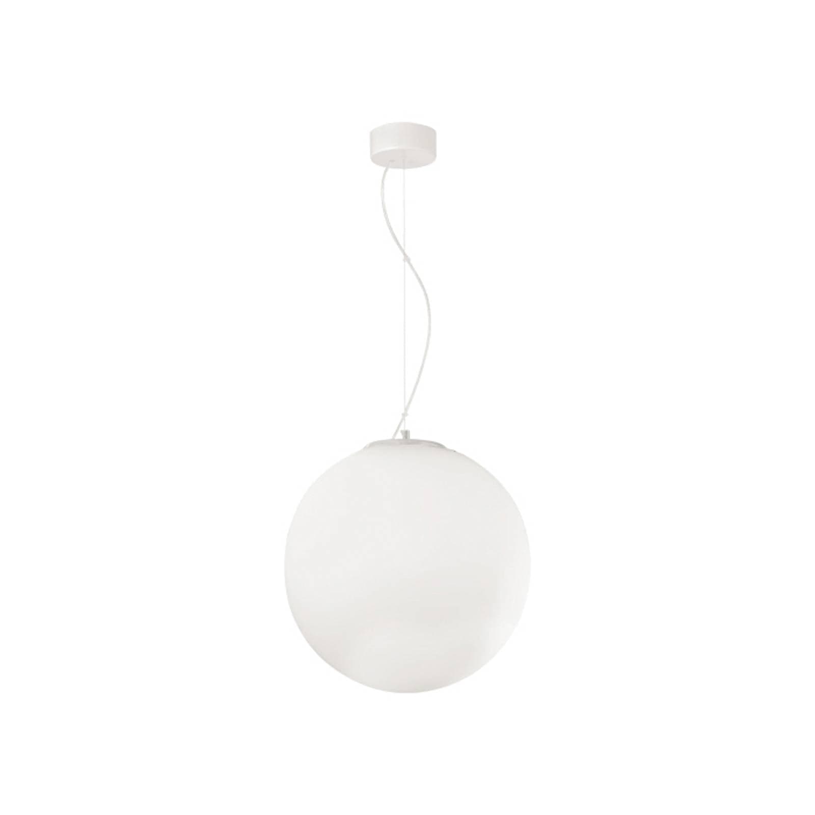 Sklenené závesné svietidlo Ideal Lux Mapa Ø 40 cm