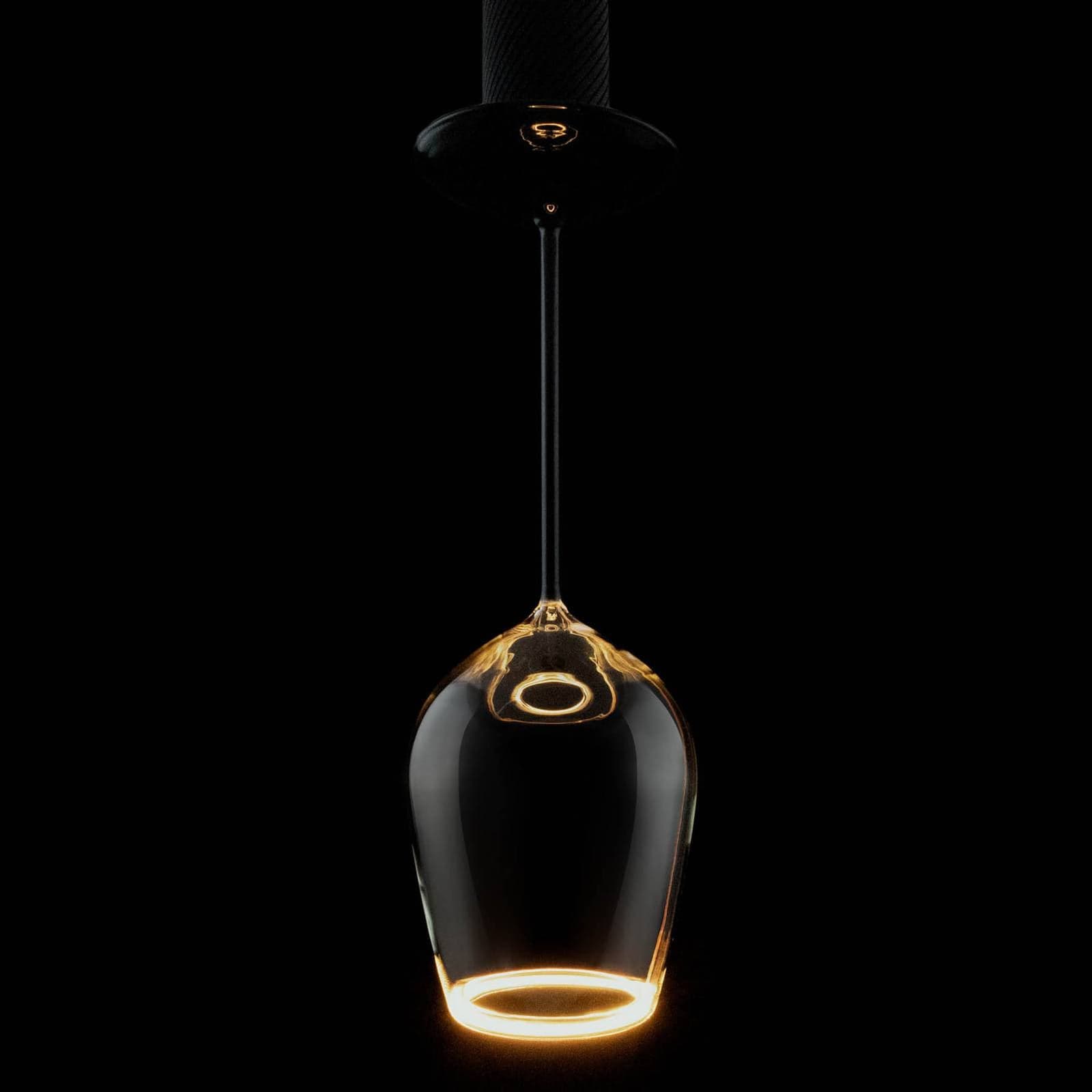 SEGULA LED žiarovka Floating Red Wine smokey E27 5 W 922