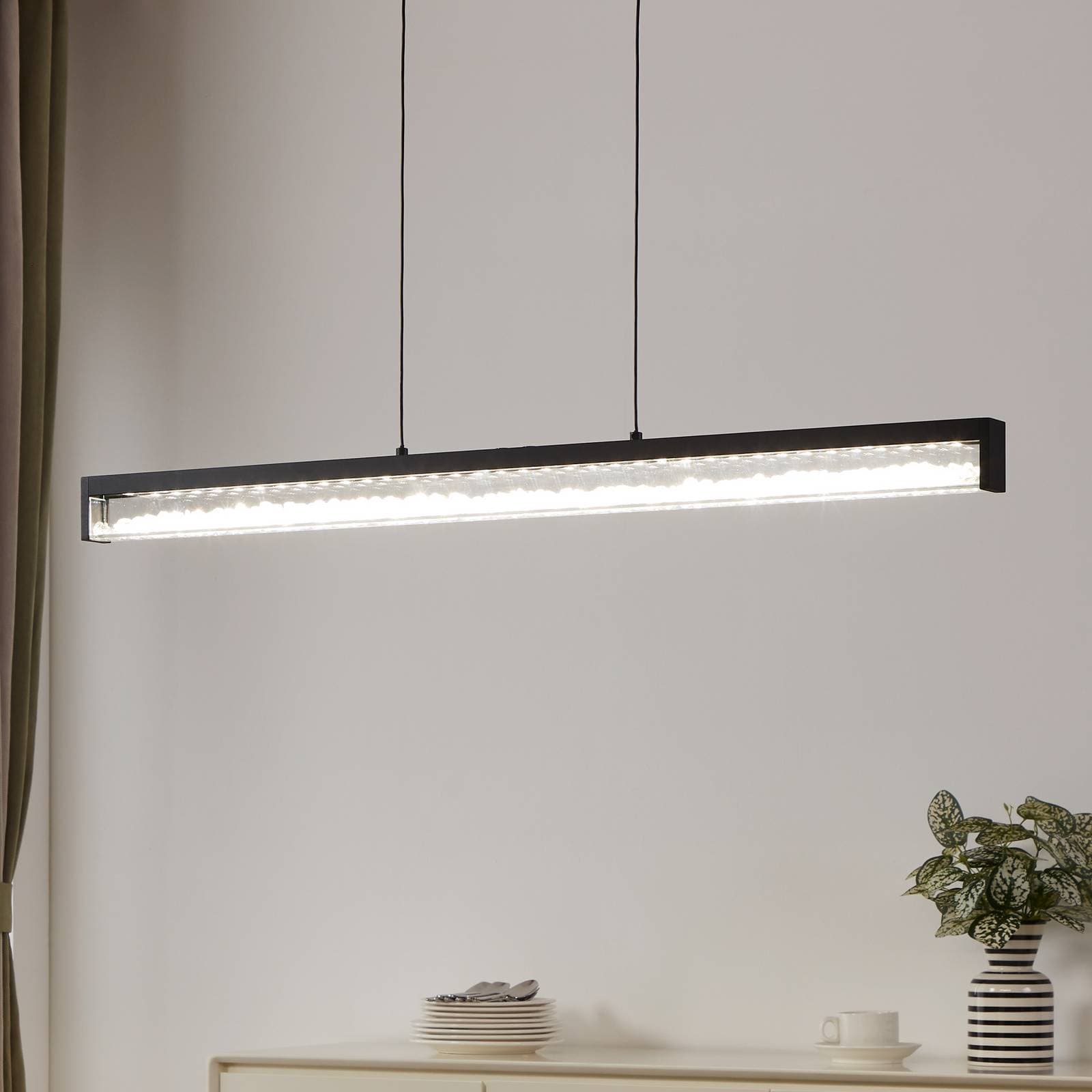 LED svietidlo Cardito Tunable white 100 cm čierna