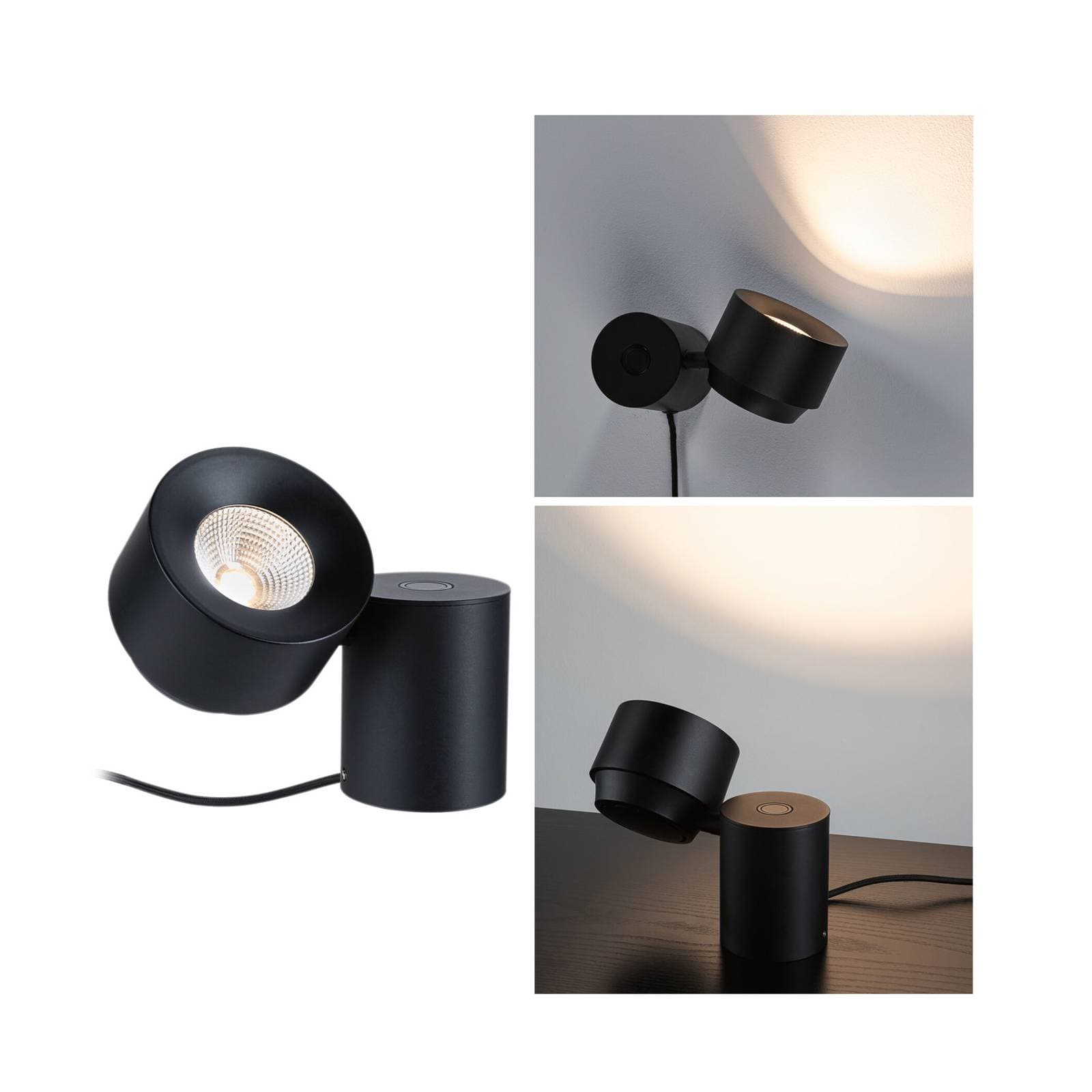 Paulmann Puric Pane I stolová LED lampa, 16 cm