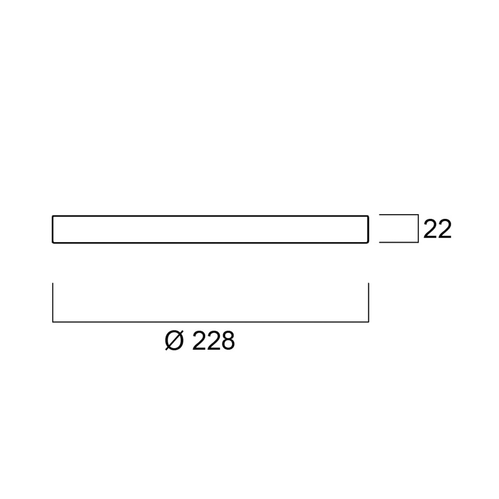 Kruhový clonovací filter pre Start 5in1, čierny matný, Ø 22,8 cm